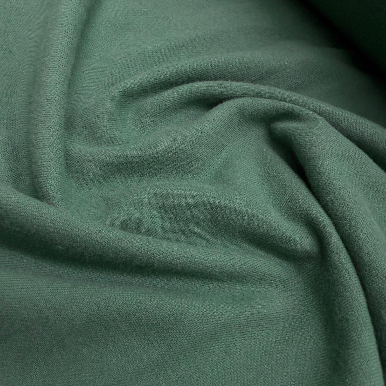 Koyu Yeşil İntaşlar Markalı Flannel Pazen Kumaş