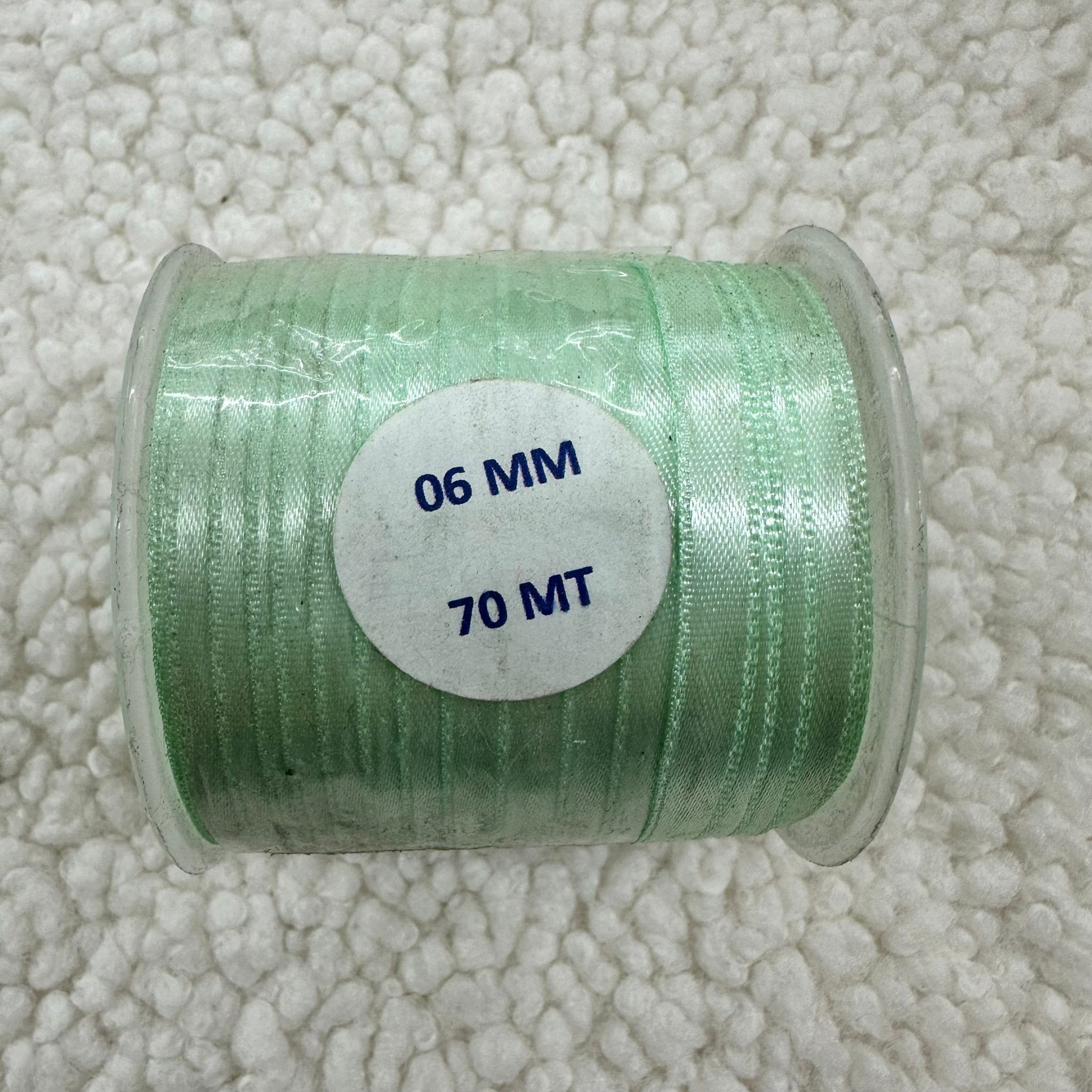 Mint 6 mm Saten Kurdele