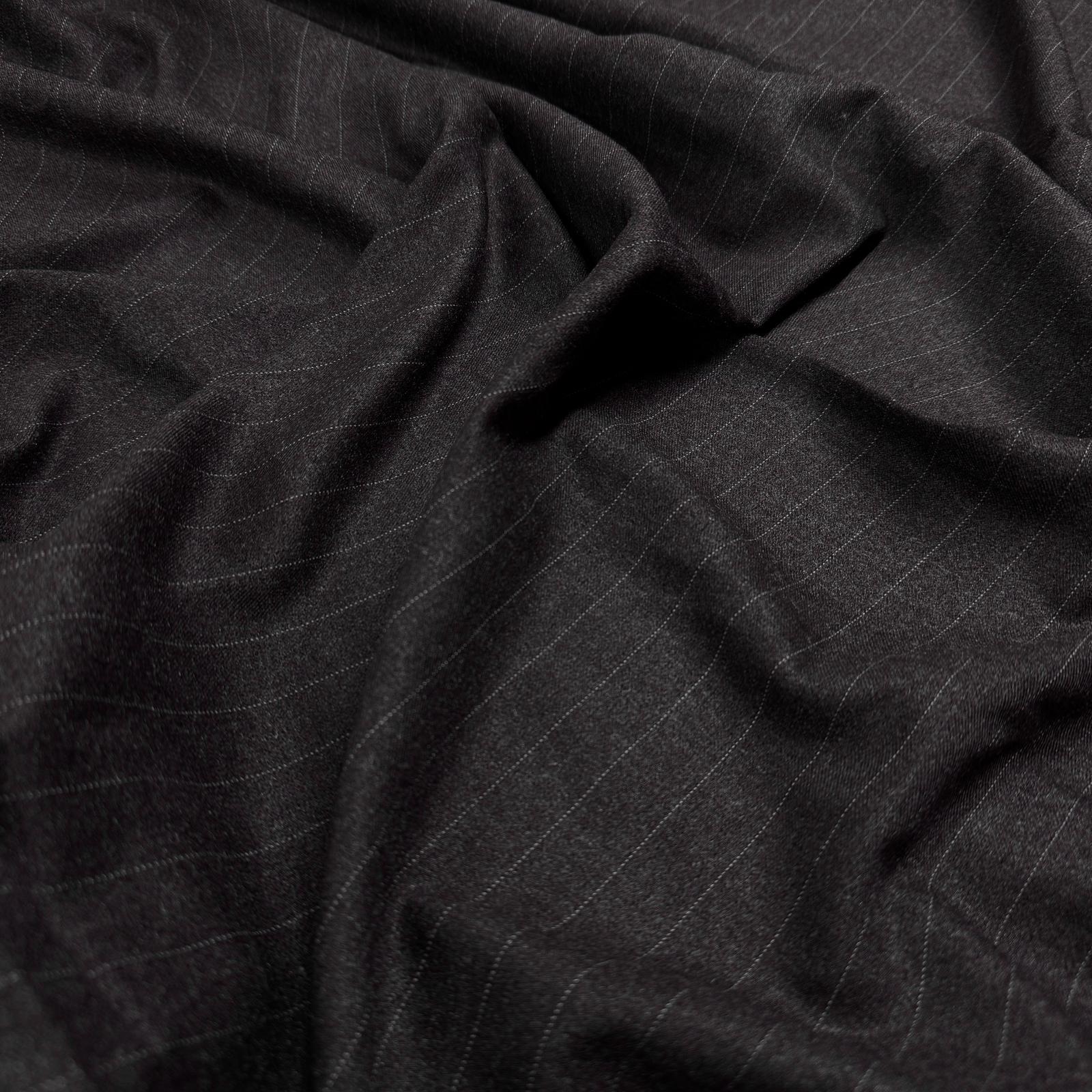 İngiliz Yünlü Kahve Çizgiler Ekose Giyimlik Kumaş