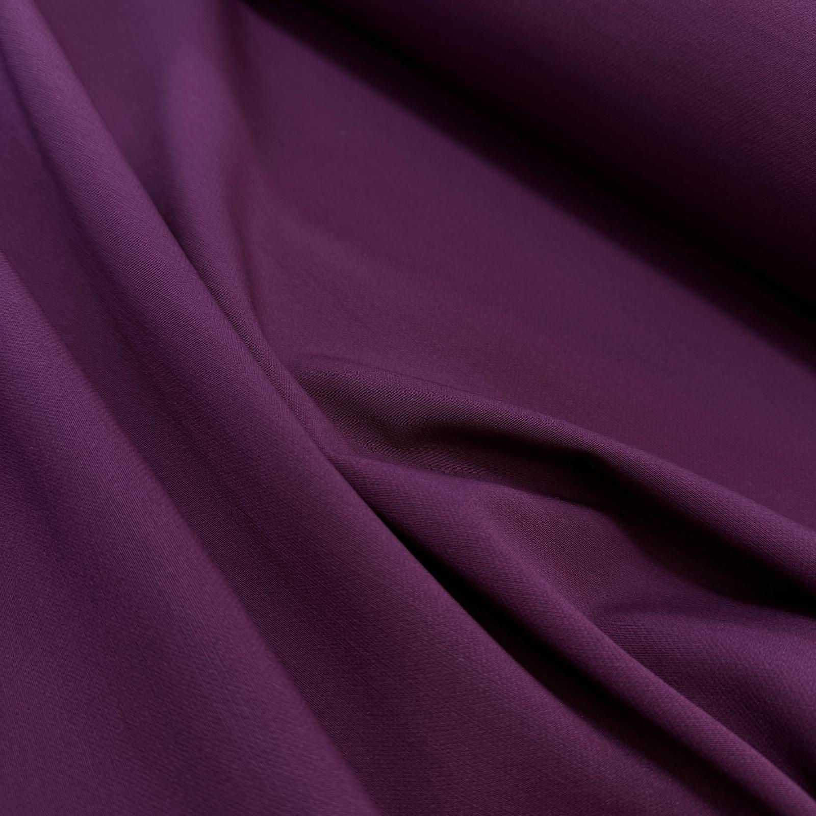 Özel Üretim Mürdüm Pamuk Karışımlı Double Krep Kumaş