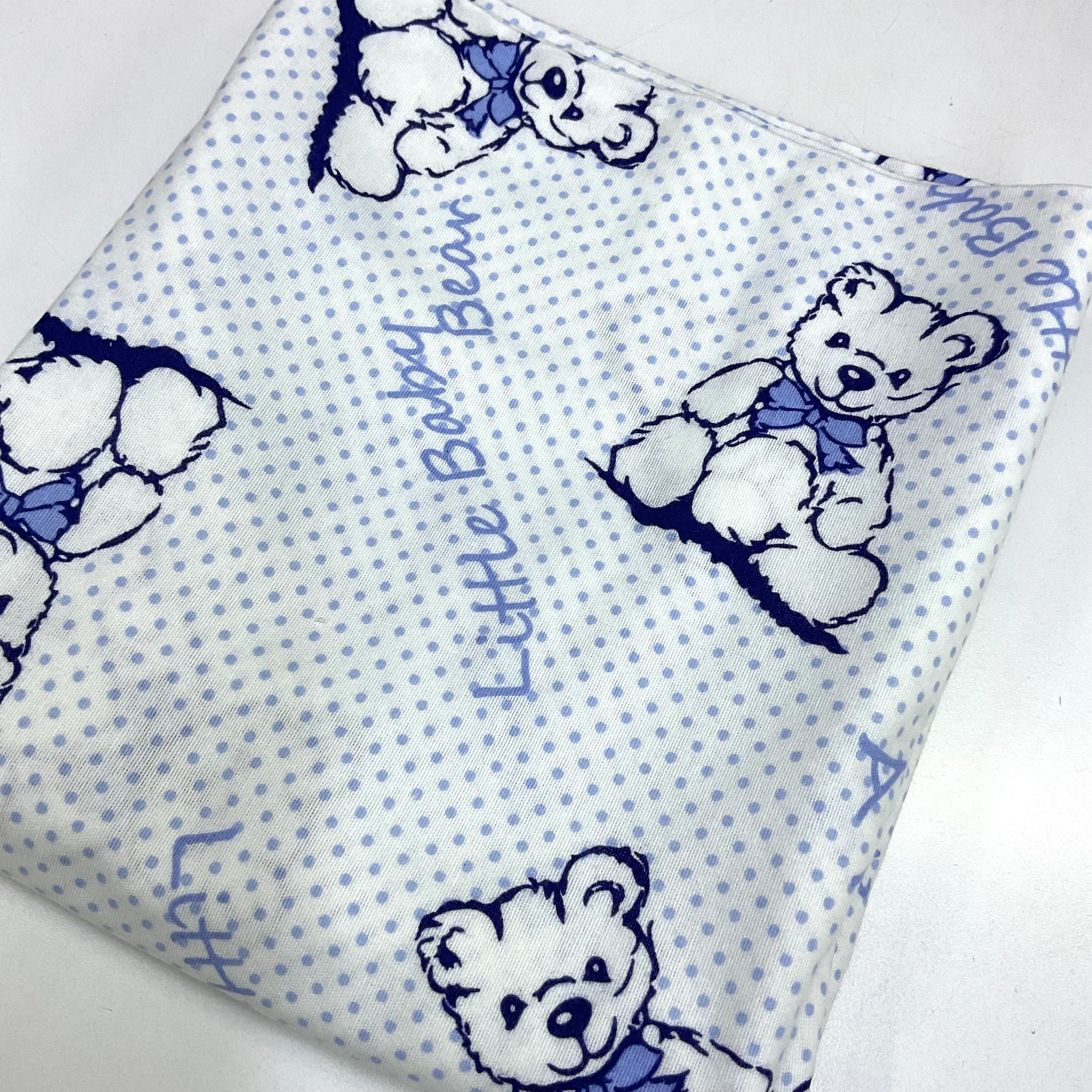 Mavi Sevimli Ayılar 100*240 Cm Parça Pazen Kumaş 