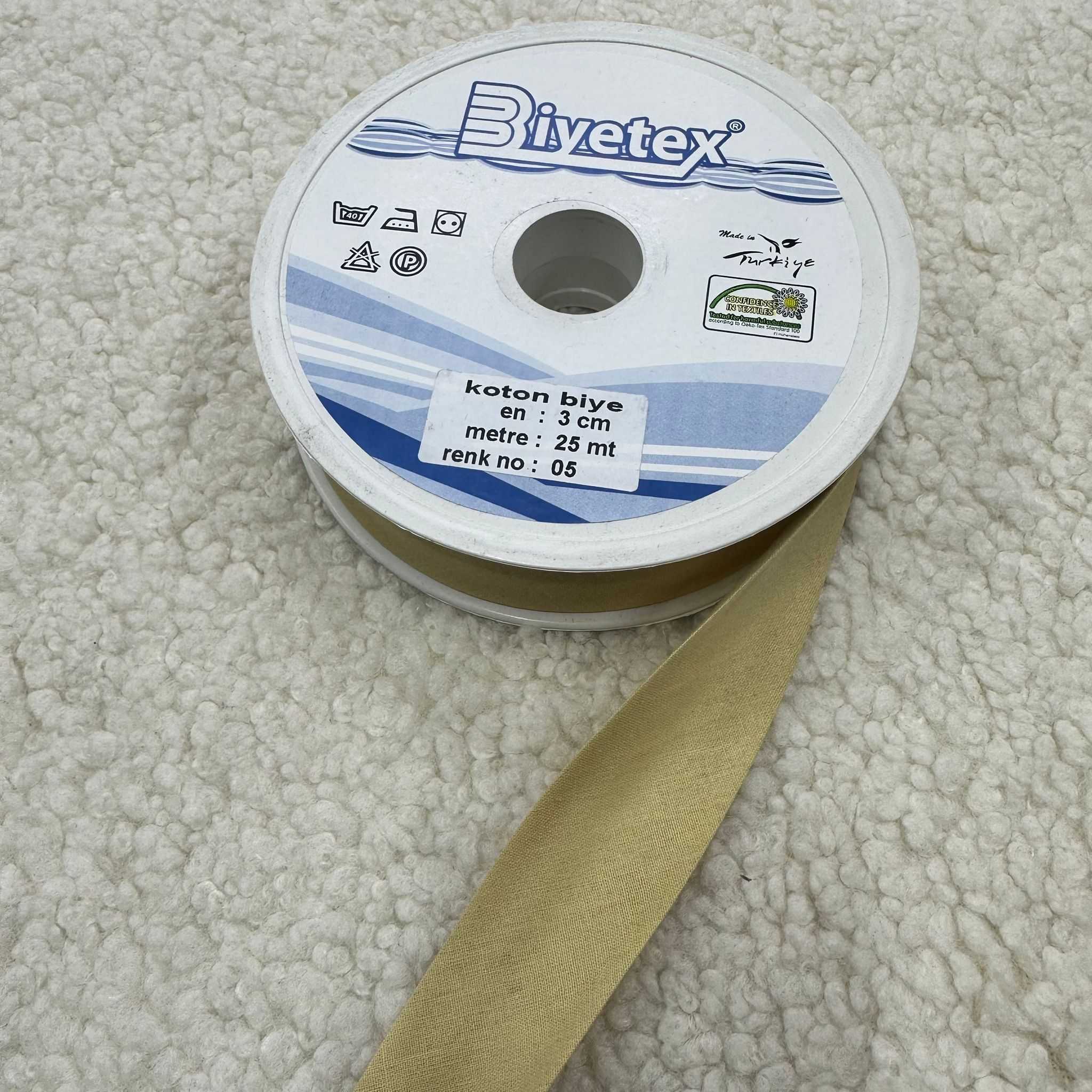Renk No 05 Biyetex Koton Biye 3 Cm
