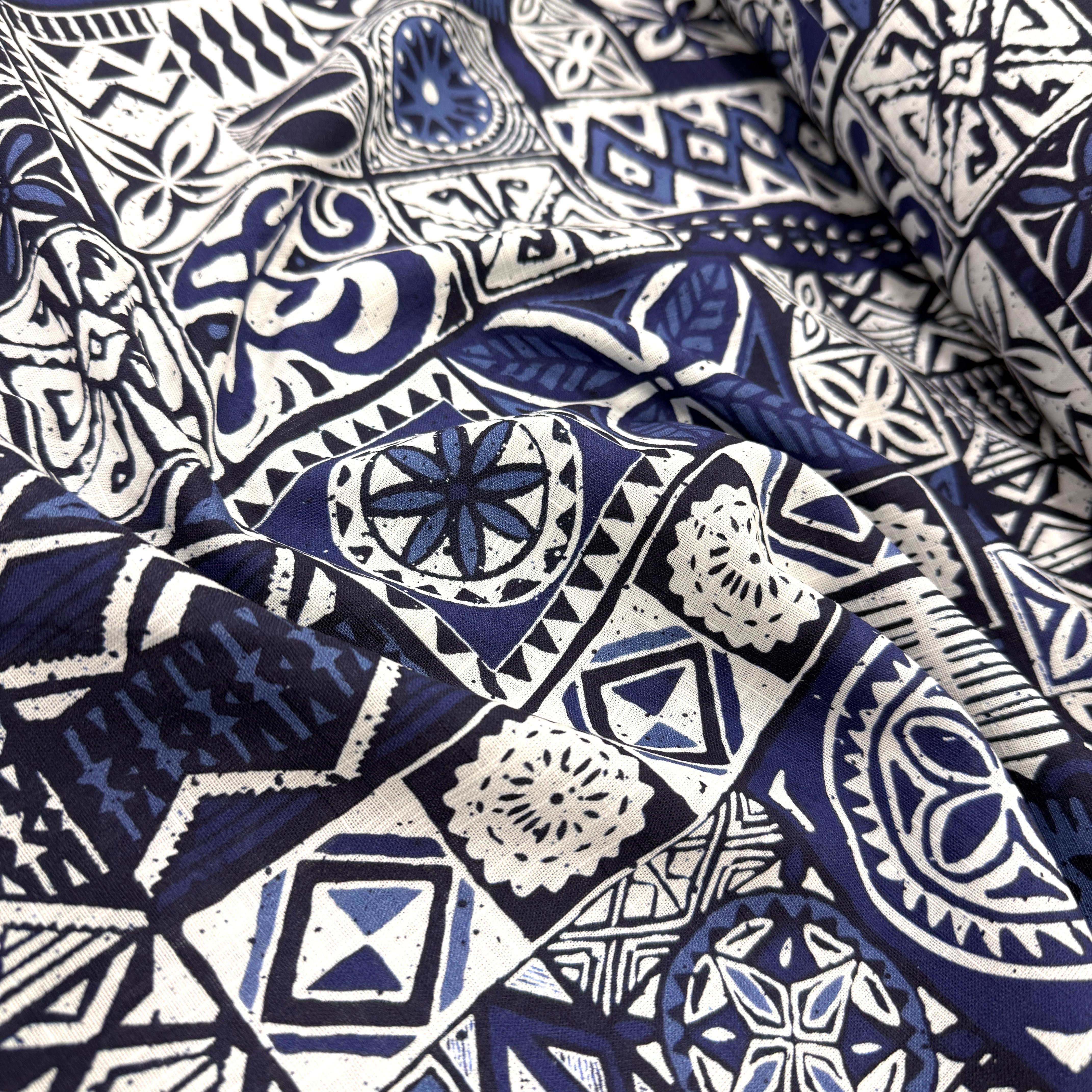 Etnicca Denim İntaşlar Markalı Keten Kumaş