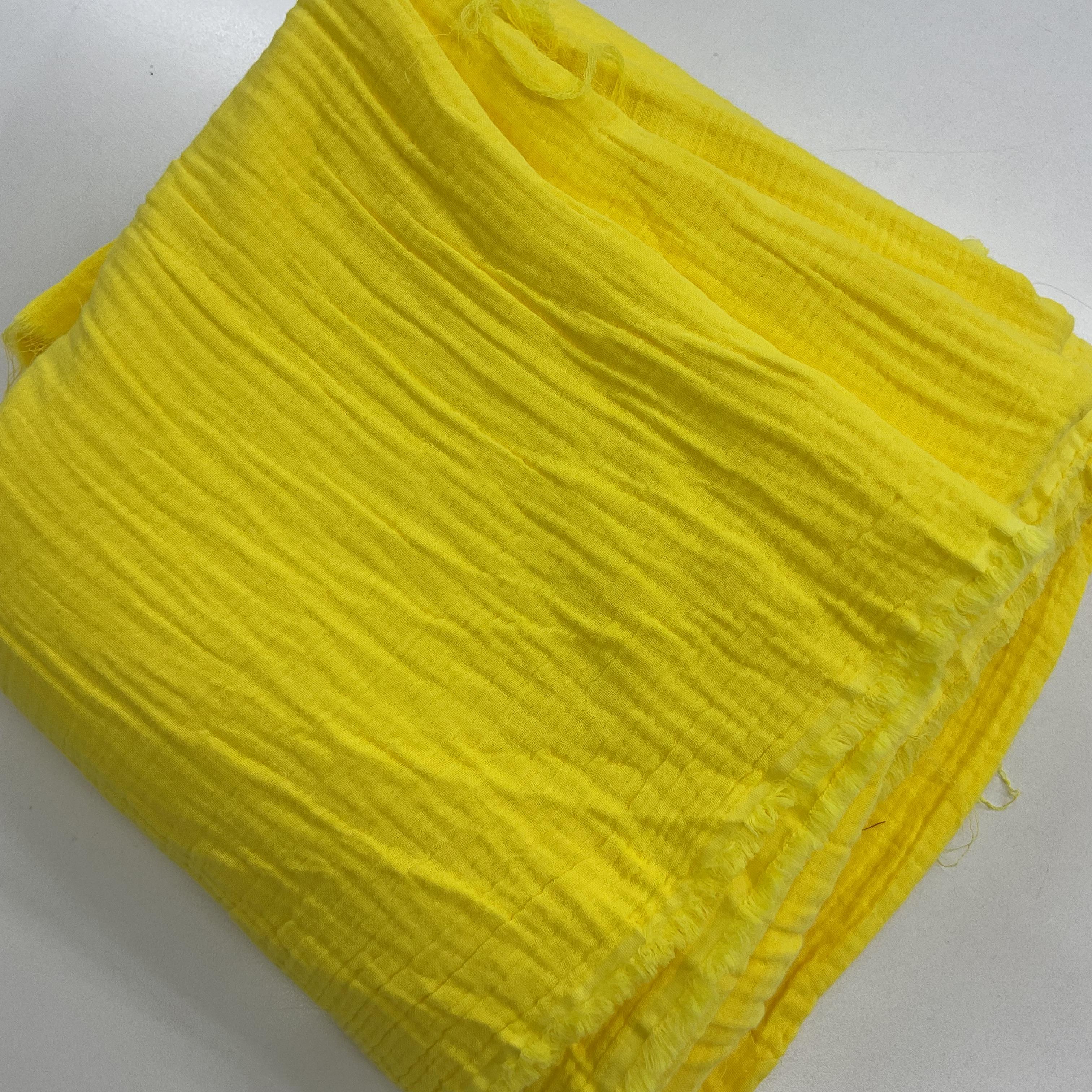 Defolu Sarı 180*240 cm Parça Multi Müslin Kumaş