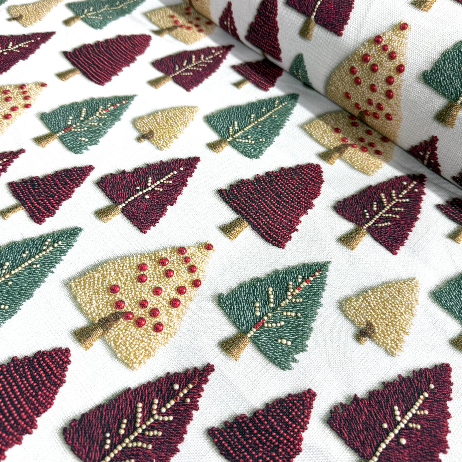 3D Renkli Orman Dijital Baskı Kumaş