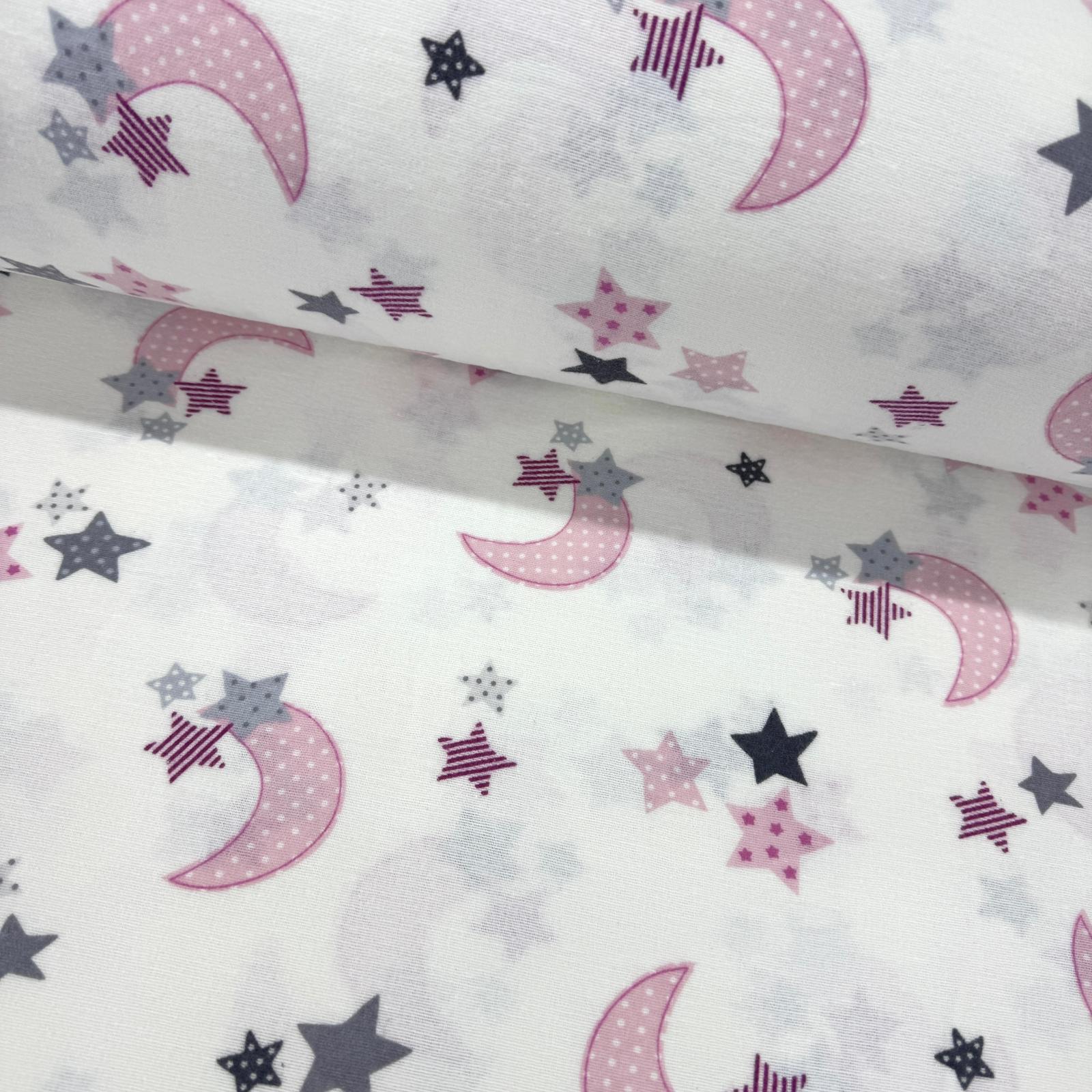 Ay ve Yıldızlar Pazen Kumaş