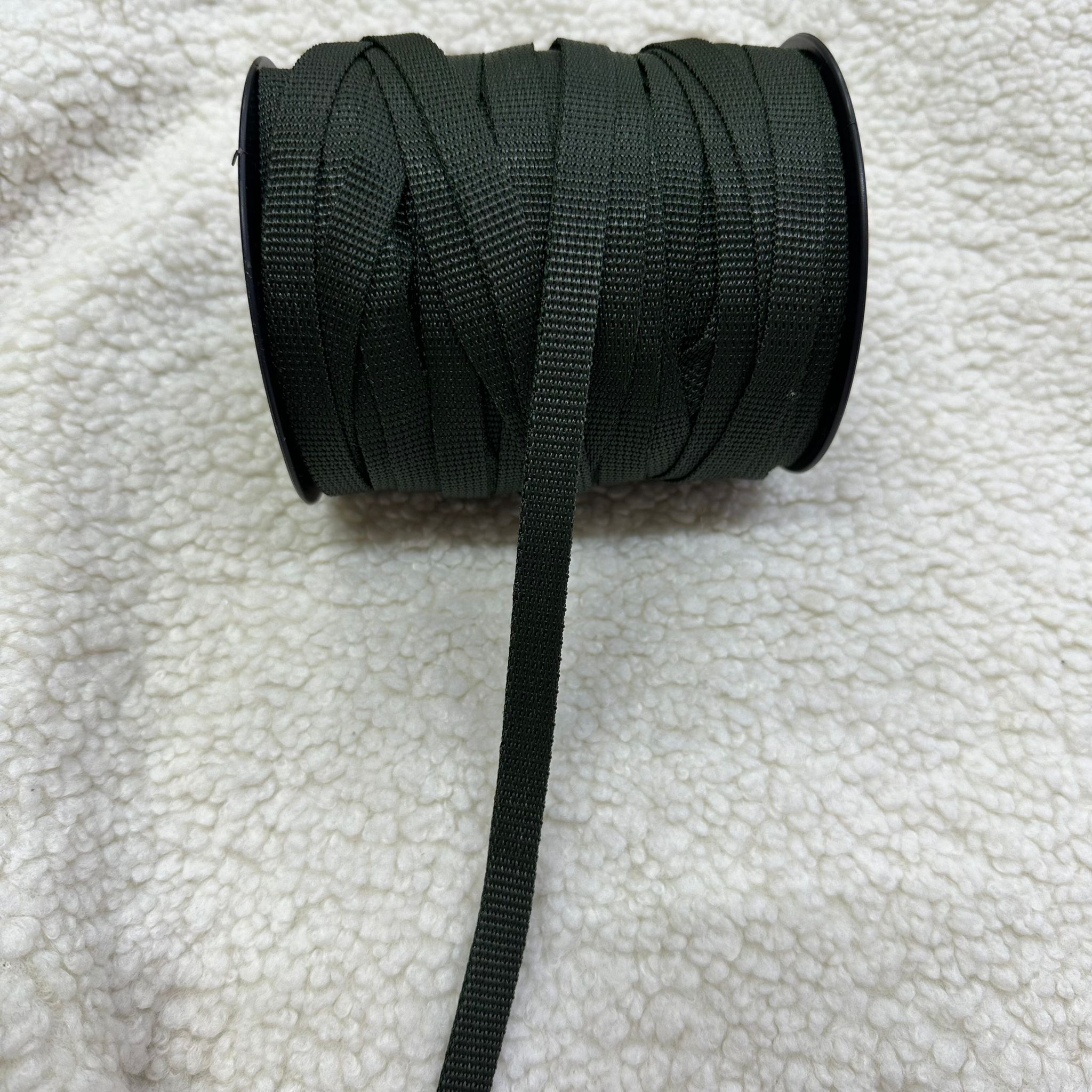 Haki 1 Cm Polyester Kolon Top