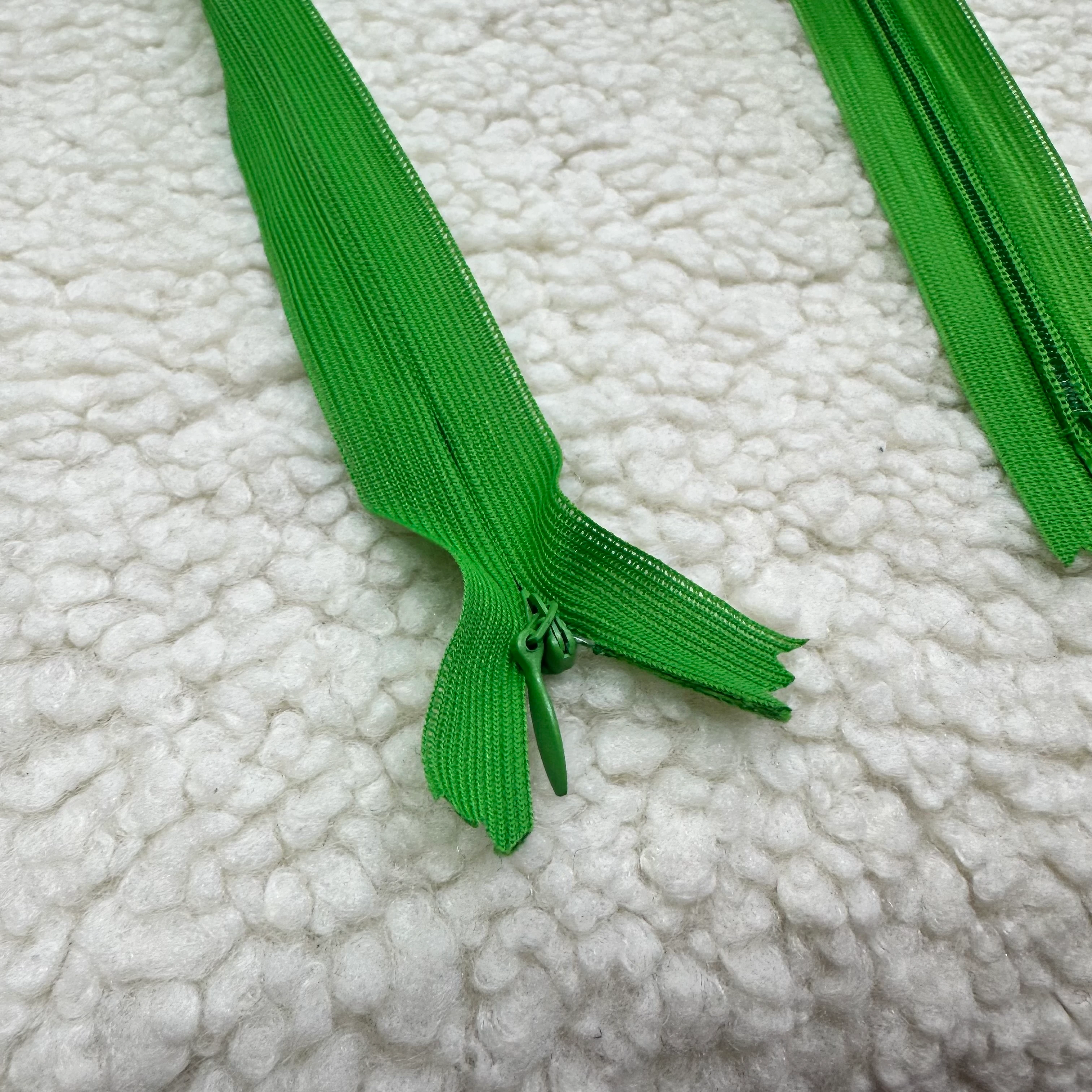 Yeşil Elbiselik Gizli Fermuar