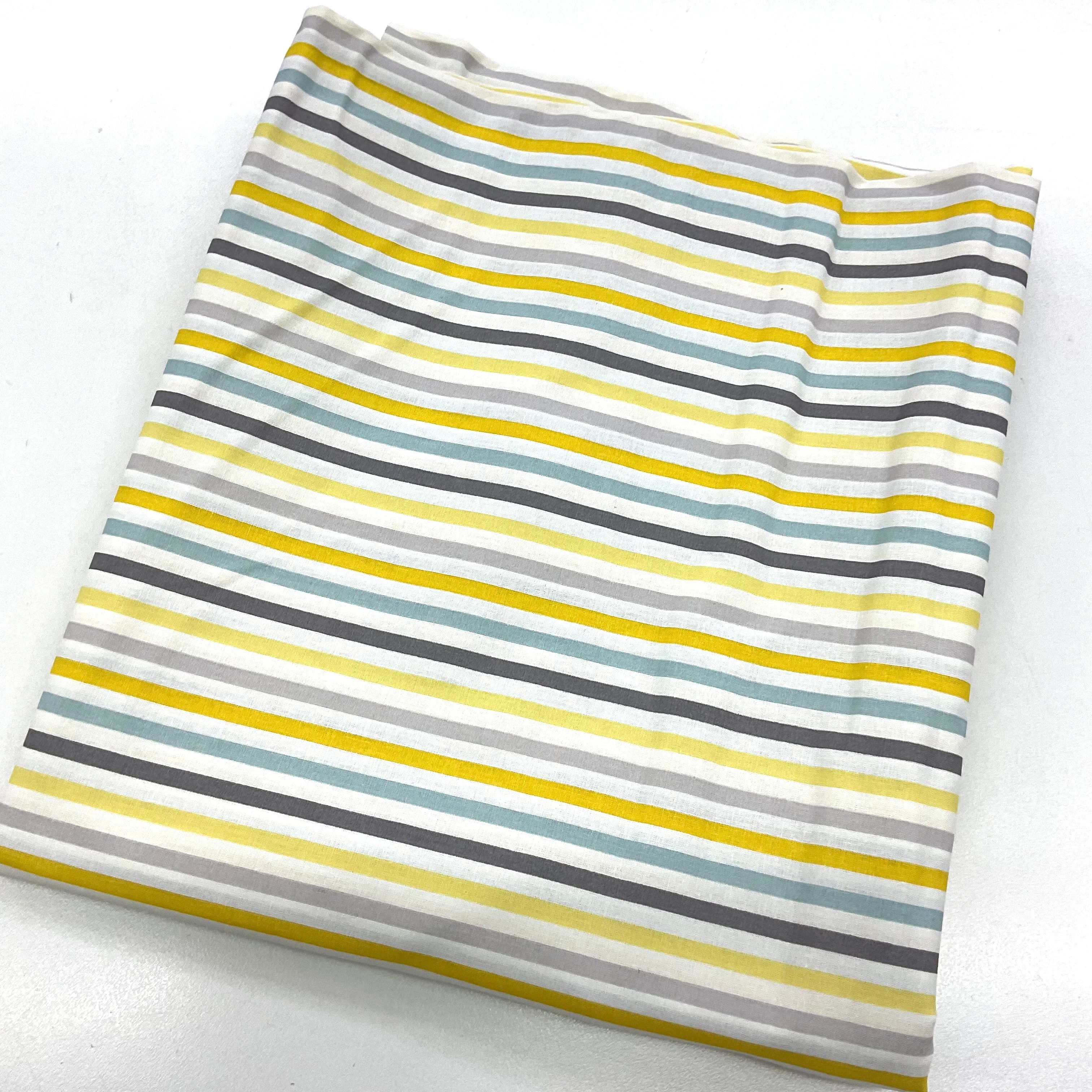 Mint Çizgiler 100*240 cm Parça Dijital Poplin Kumaş