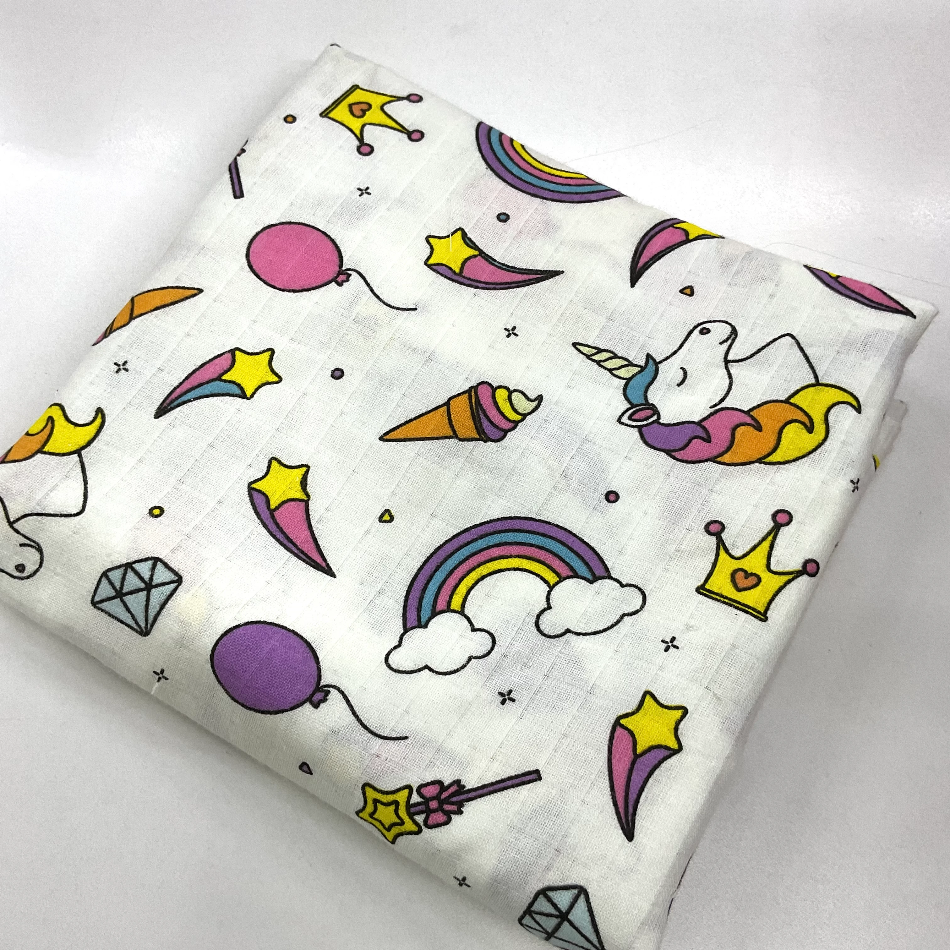 Unicorn 100*160 cm Parça Müslin Kumaş