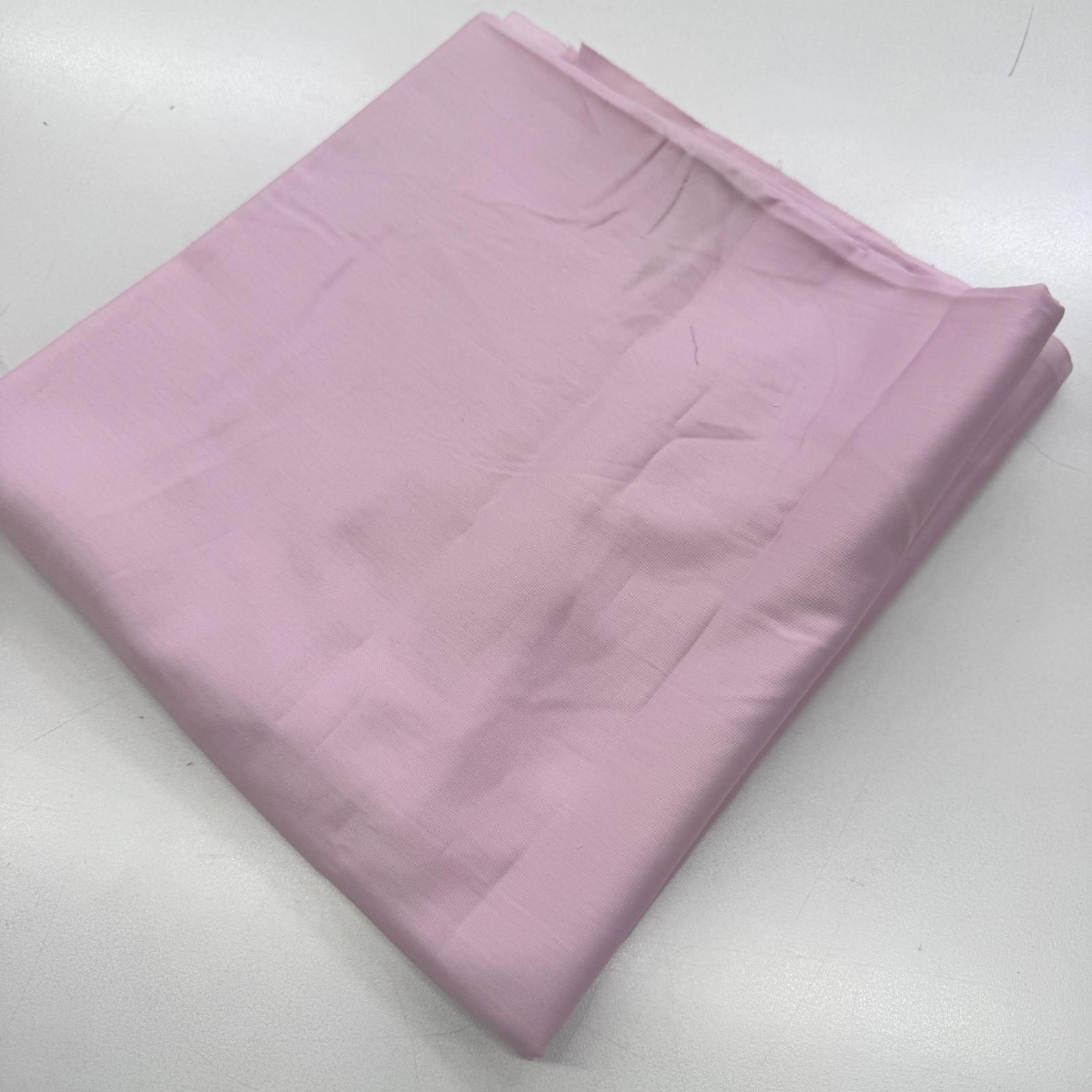 Pembe 100*240 cm Parça Pamuk Saten Kumaş