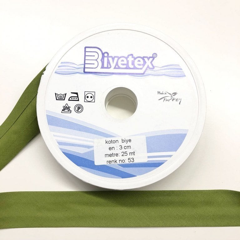 Renk No 53 Biyetex Koton Biye 3 Cm