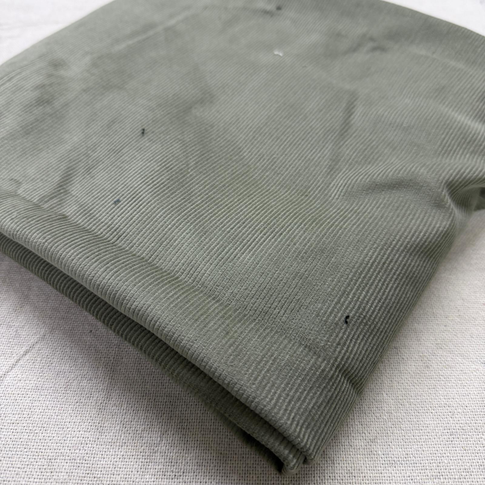 Çağla Yeşili No:13 Rengi 100*140 cm Parça Fitilli Kadife Kumaş