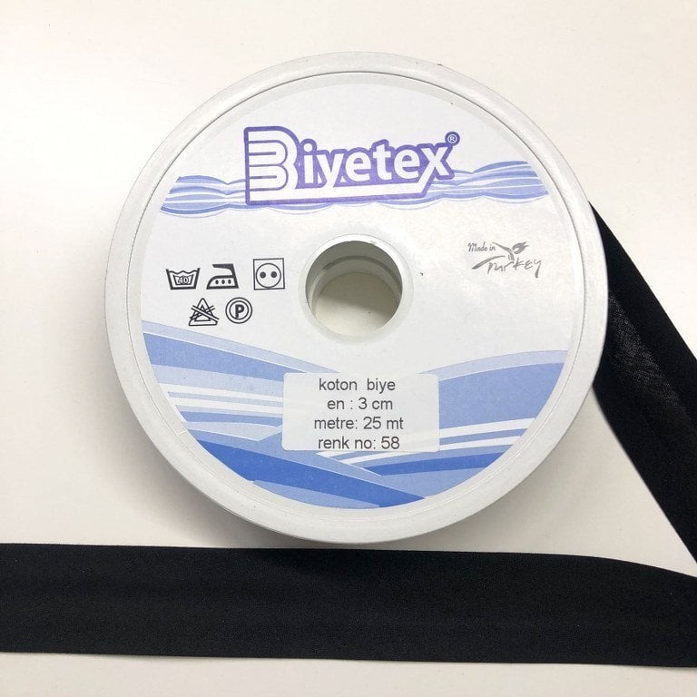 Renk No 58 Biyetex Koton Biye 3 Cm