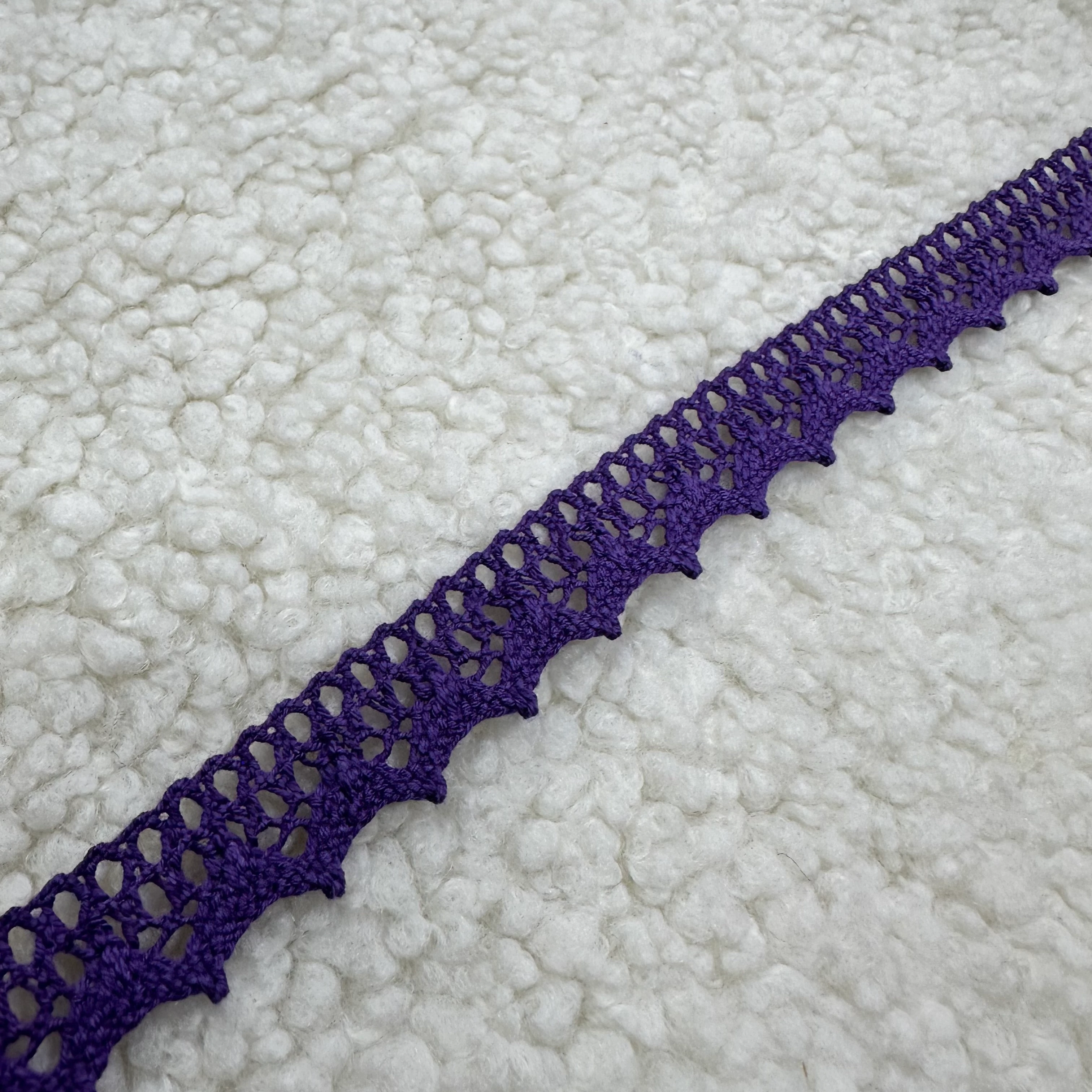 Zigzaglı Mor Pamuklu Kopanaki