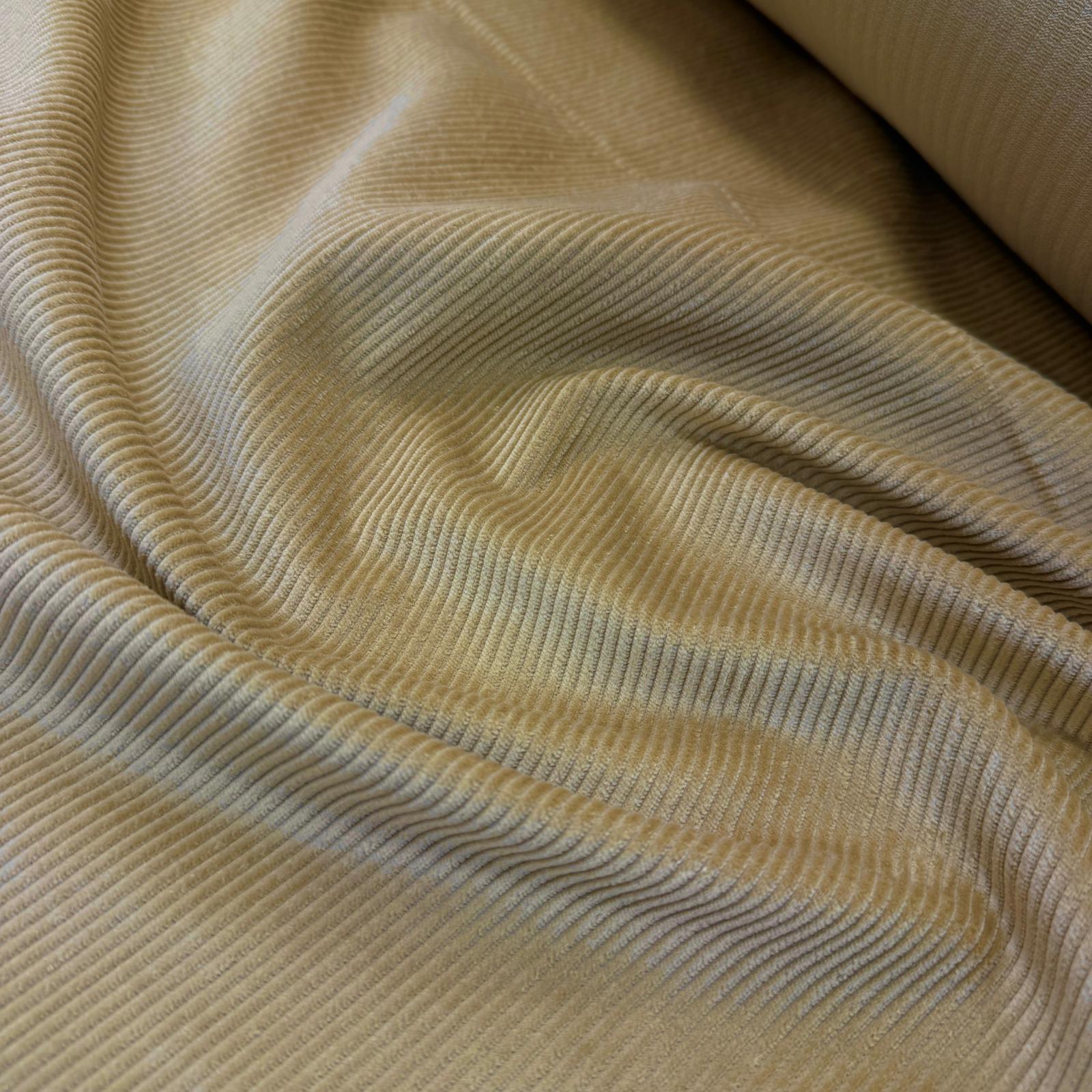 Likrasız Latte Pamuk Fitilli Kadife Kumaş