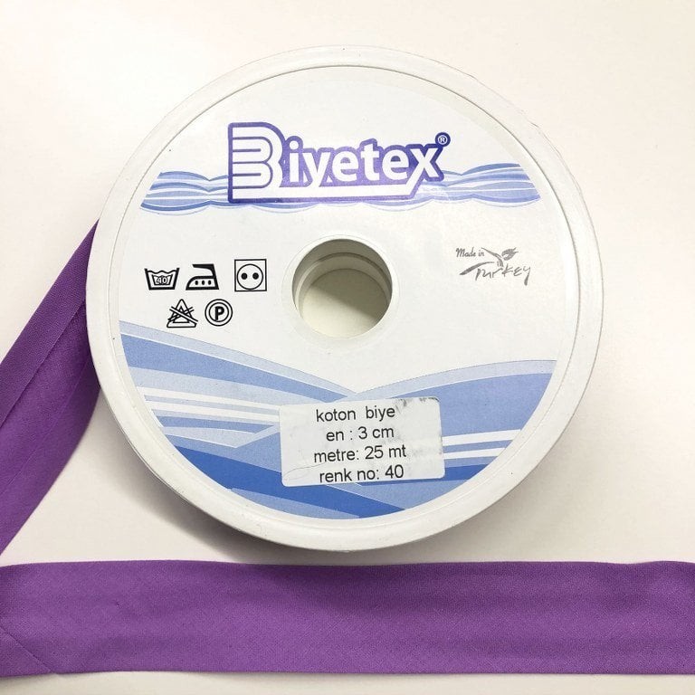 Renk No 40 Biyetex Koton Biye 3 Cm