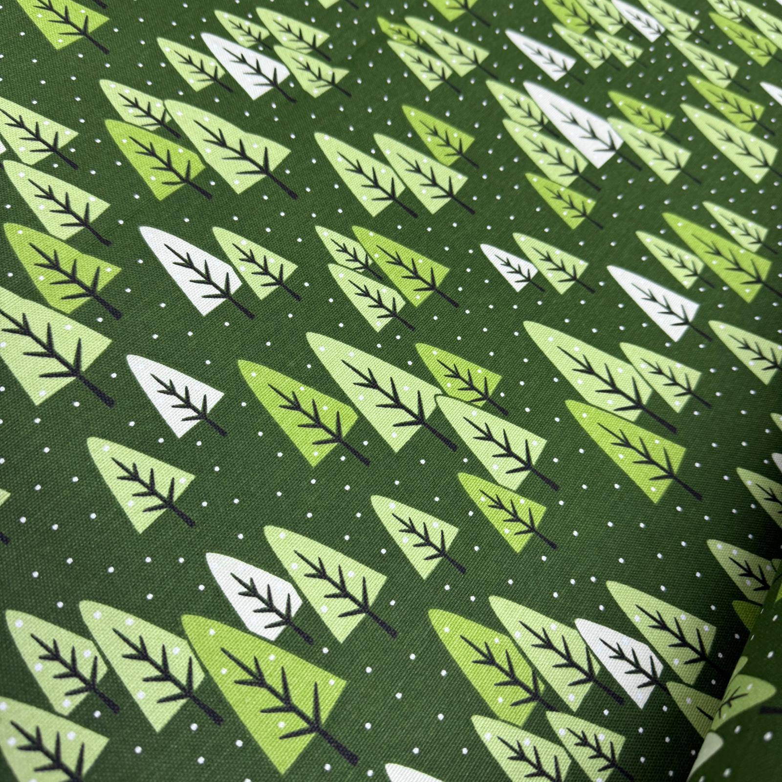 Karlı Orman Duck Bezi