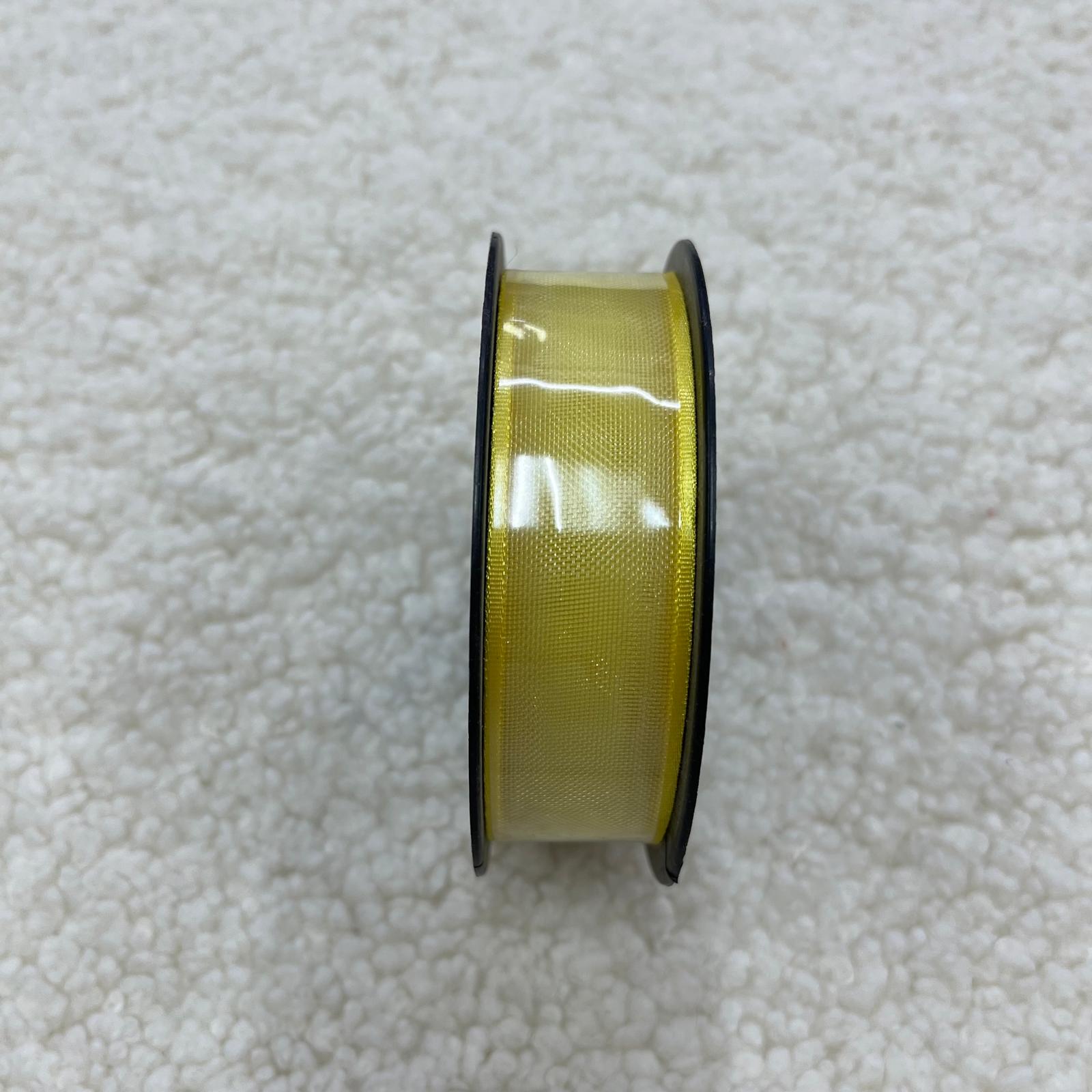 Sarı Organze Kurdele 2 Cm