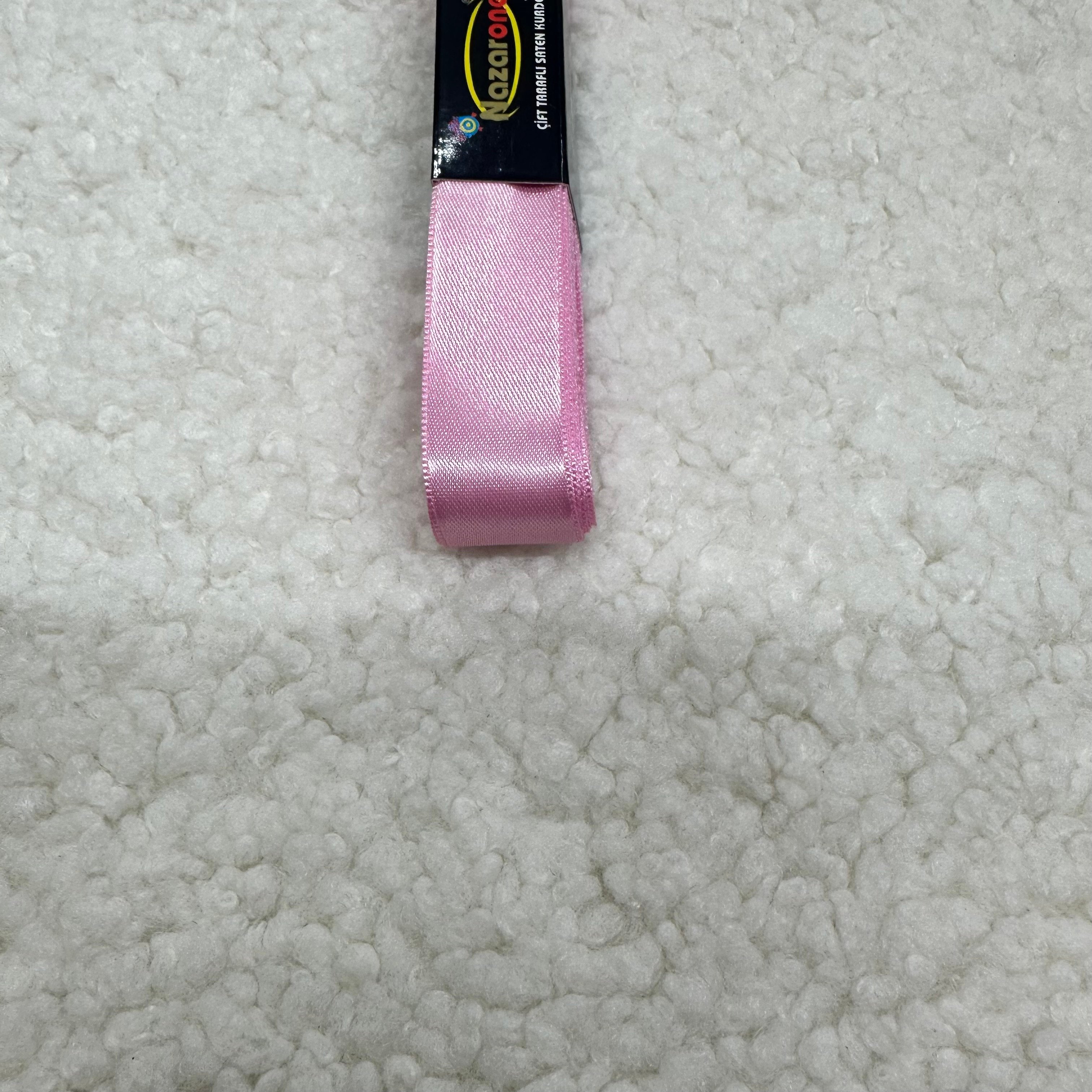 İki Cm Bebe Pembe Saten Kurdele