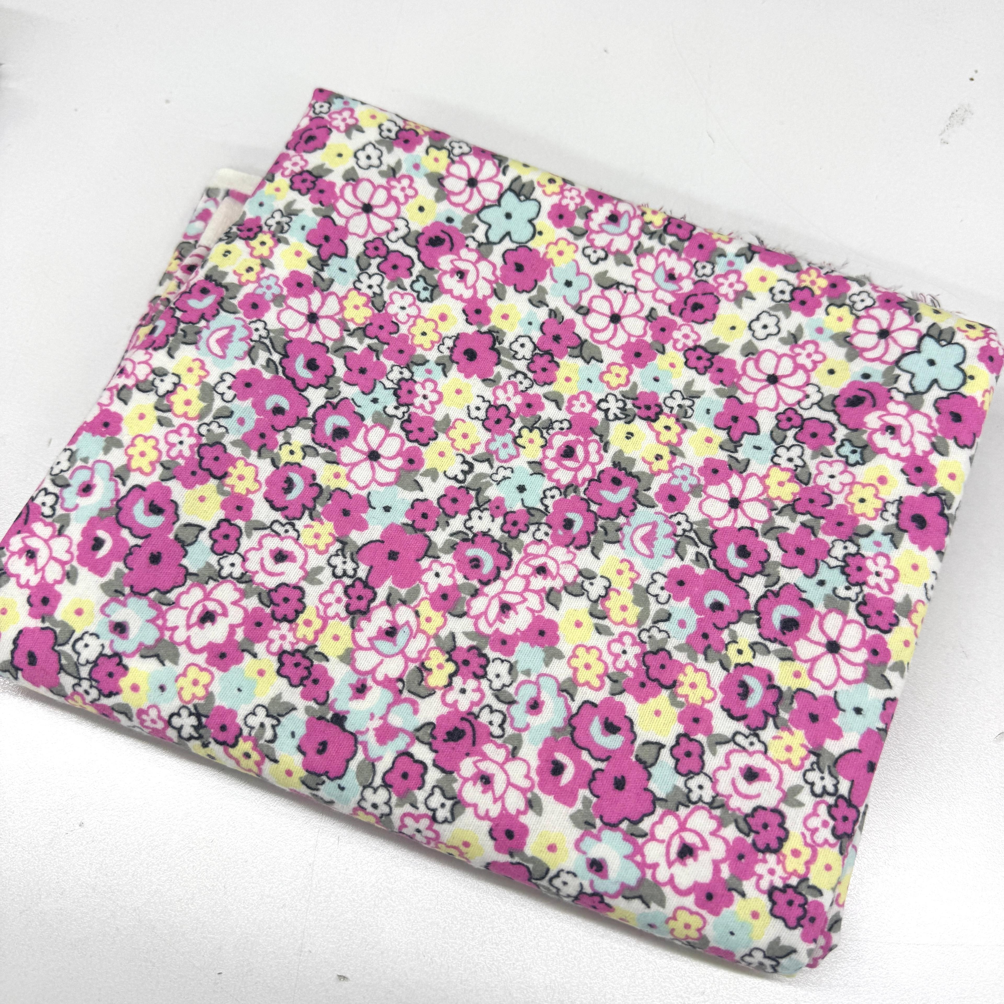 Pembe Çiçekler  200*90 Cm Parça Divitin Pazen Kumaş