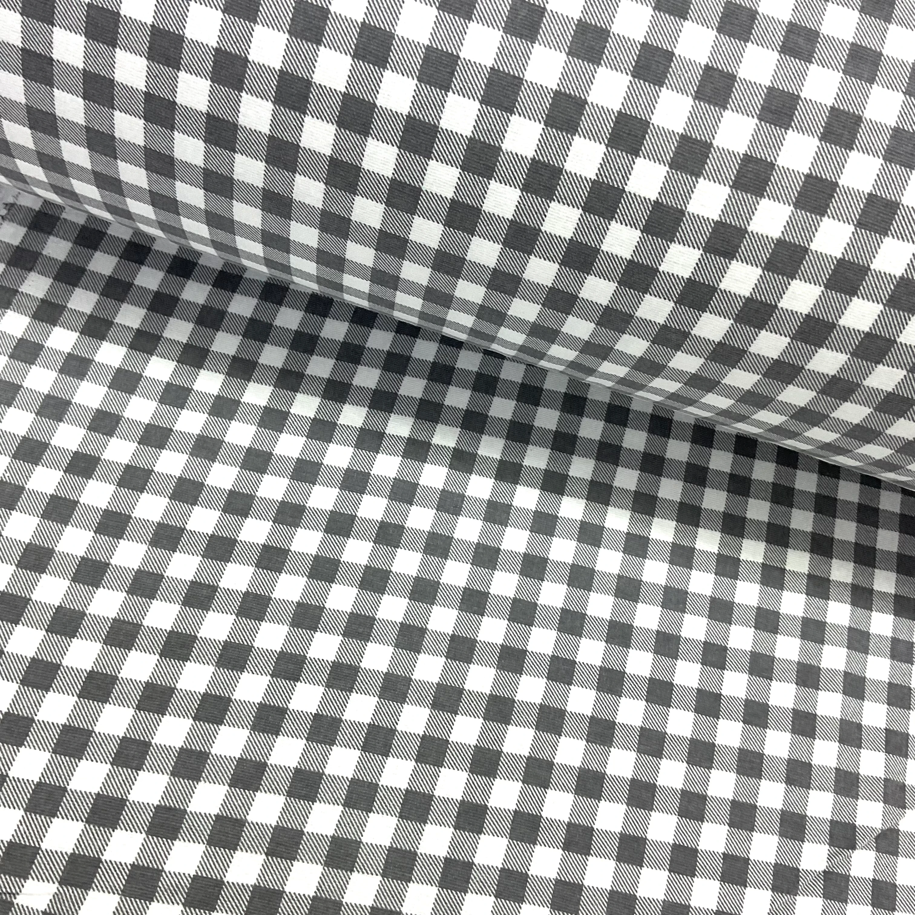 Koyu Gri Pötikare Pazen Kumaş