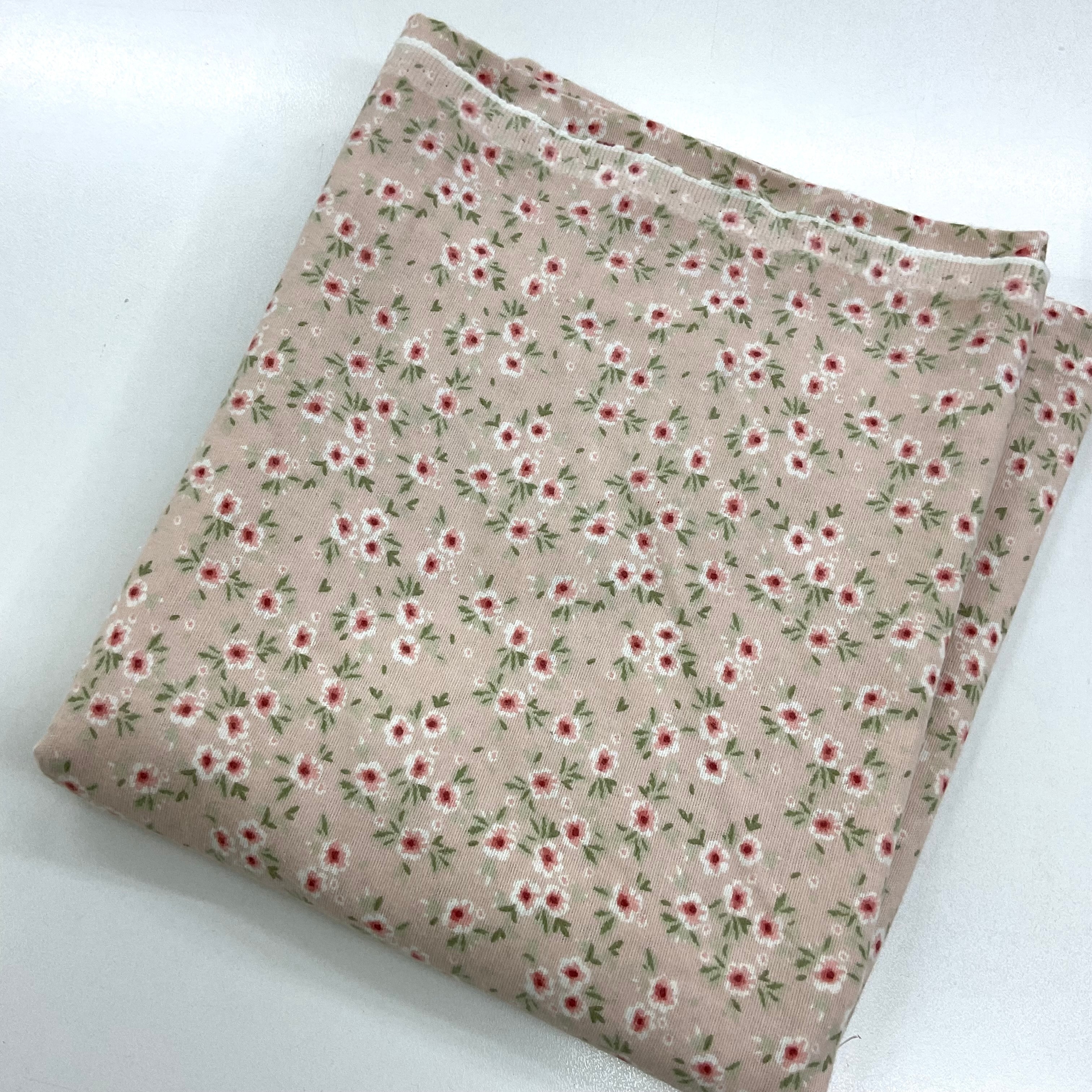 Somon Çiçekler 90*240 Cm Parça Pazen Kumaş 