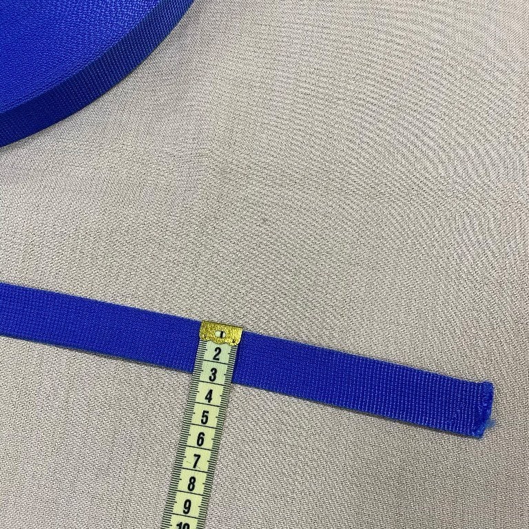 Saks Mavi Polyester 2 Cm Çanta Kolonu Sapı