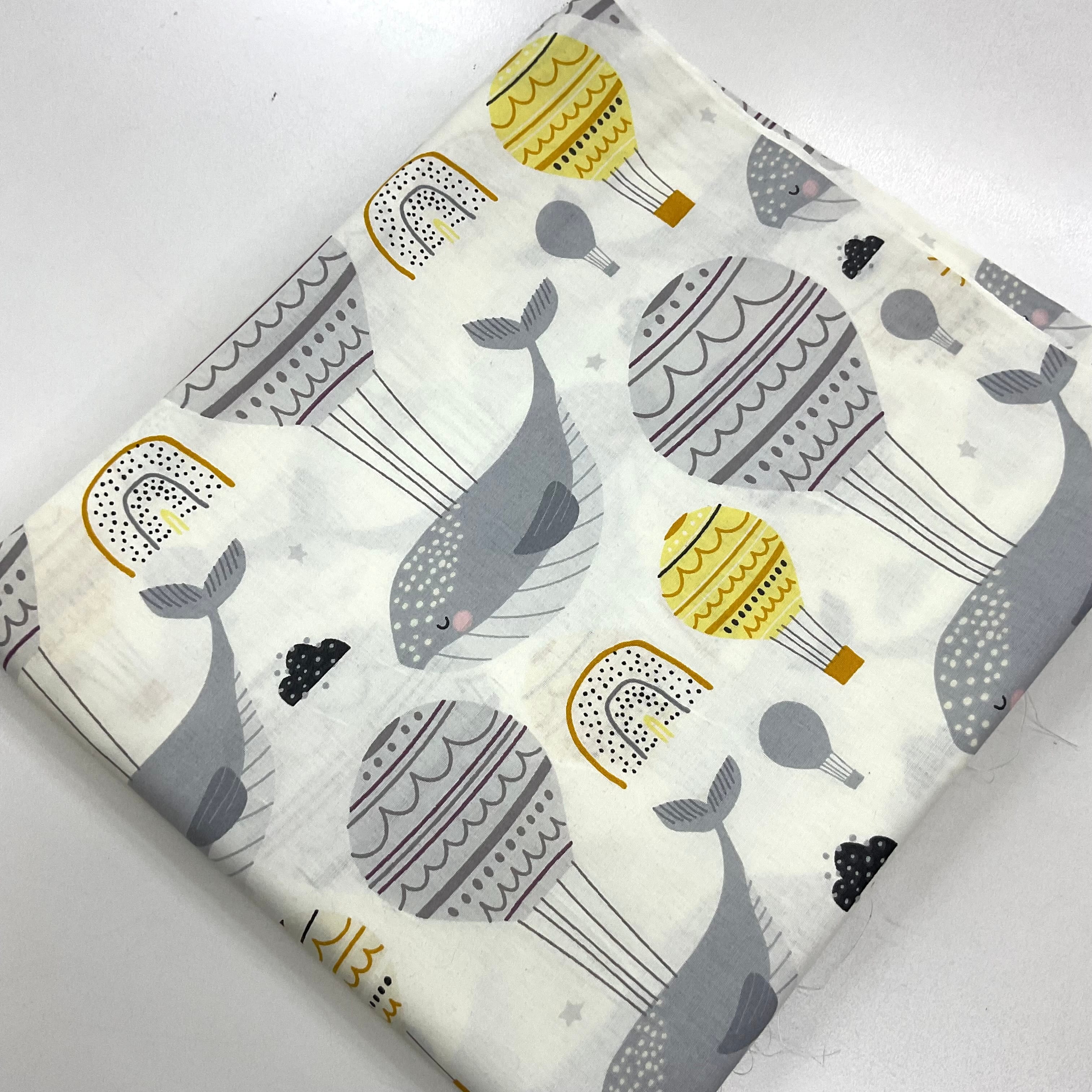 Balinalar 100*240 cm Parça Dijital Poplin Kumaş