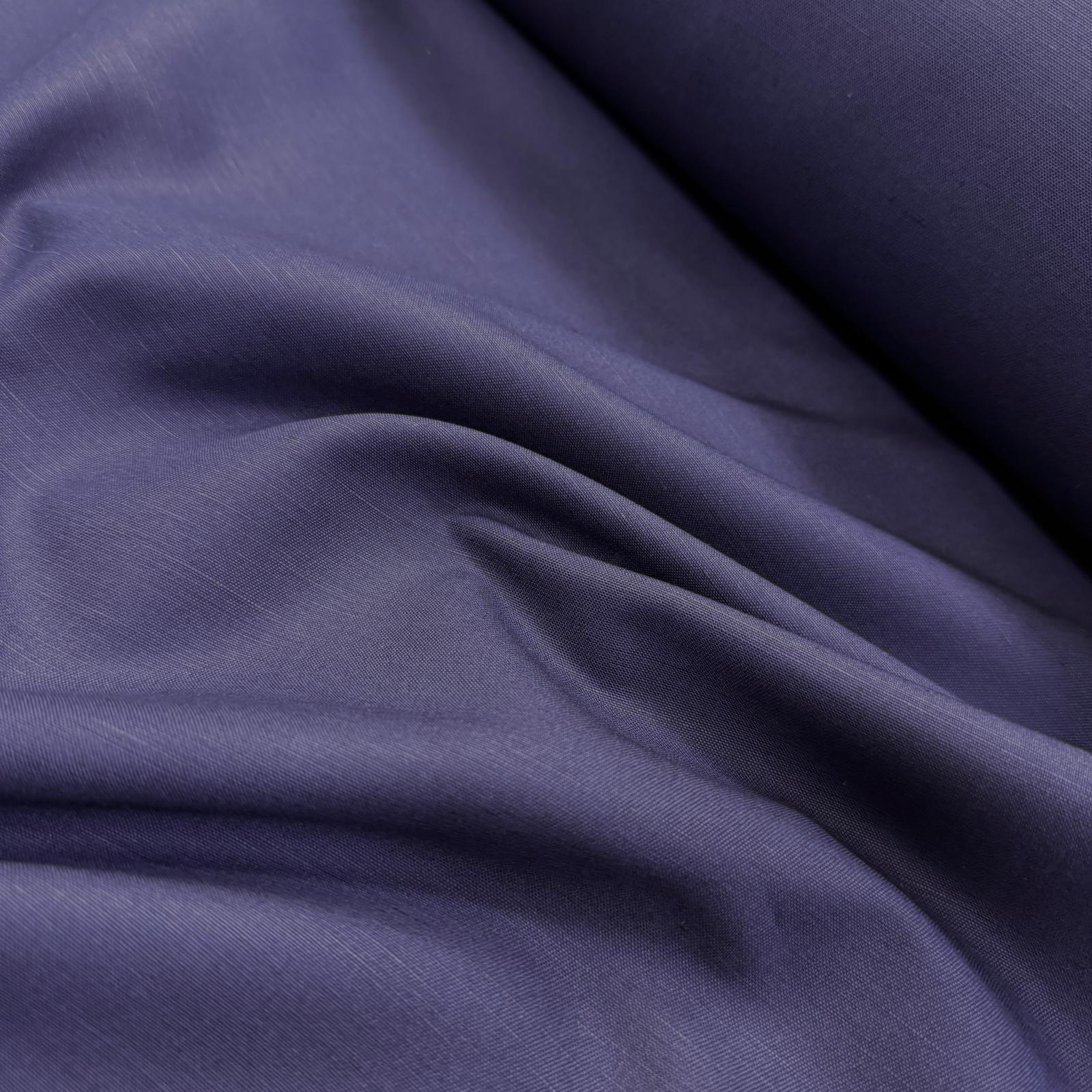 Uzay Mavi Katya Liyosel Yumuşak Keten Kumaş