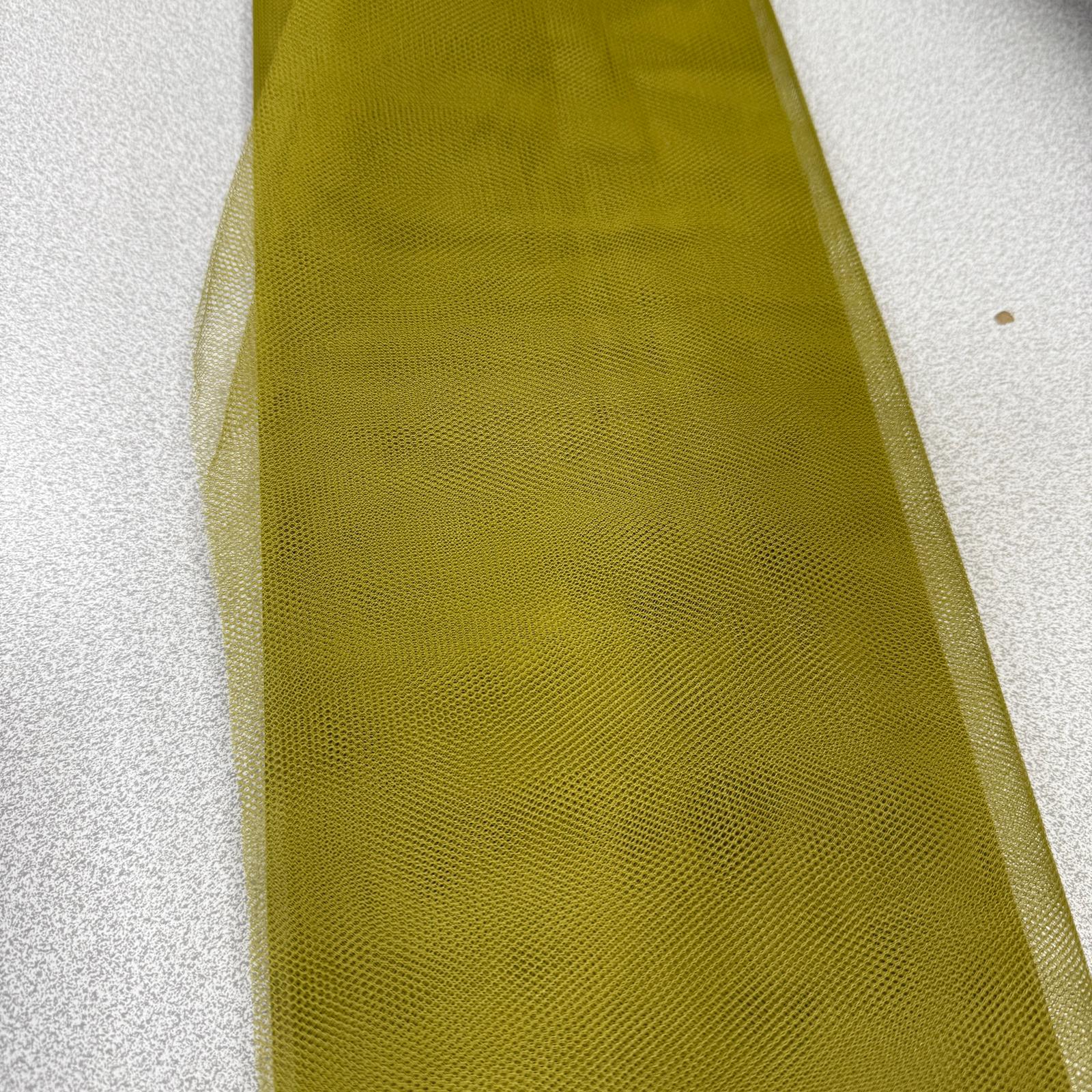 250*200 cm Parça Zeytin Yeşil Grek Tül Kumaş