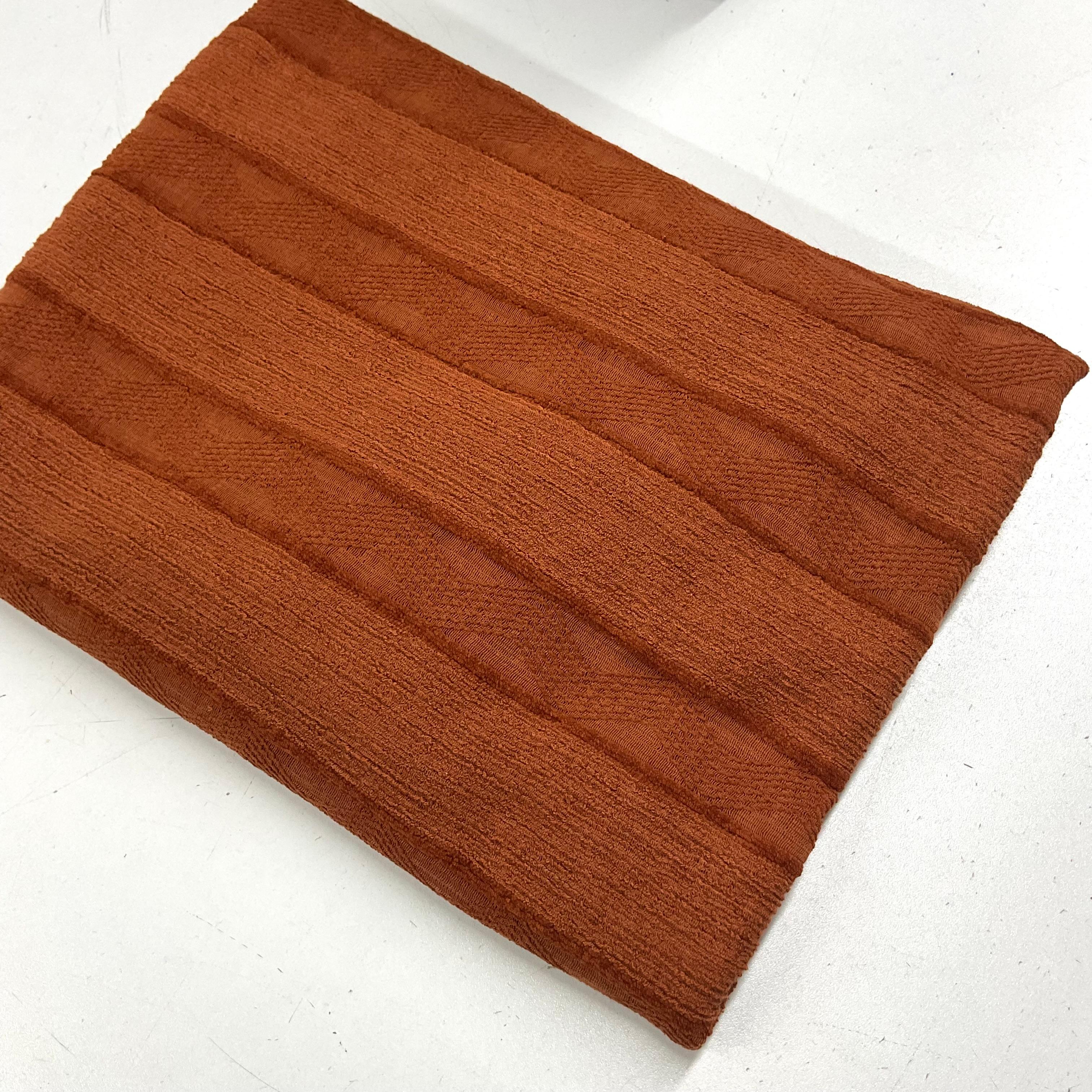 Tarçın Çizgili 100*125 cm Bürümcük Penye Parça Kumaş