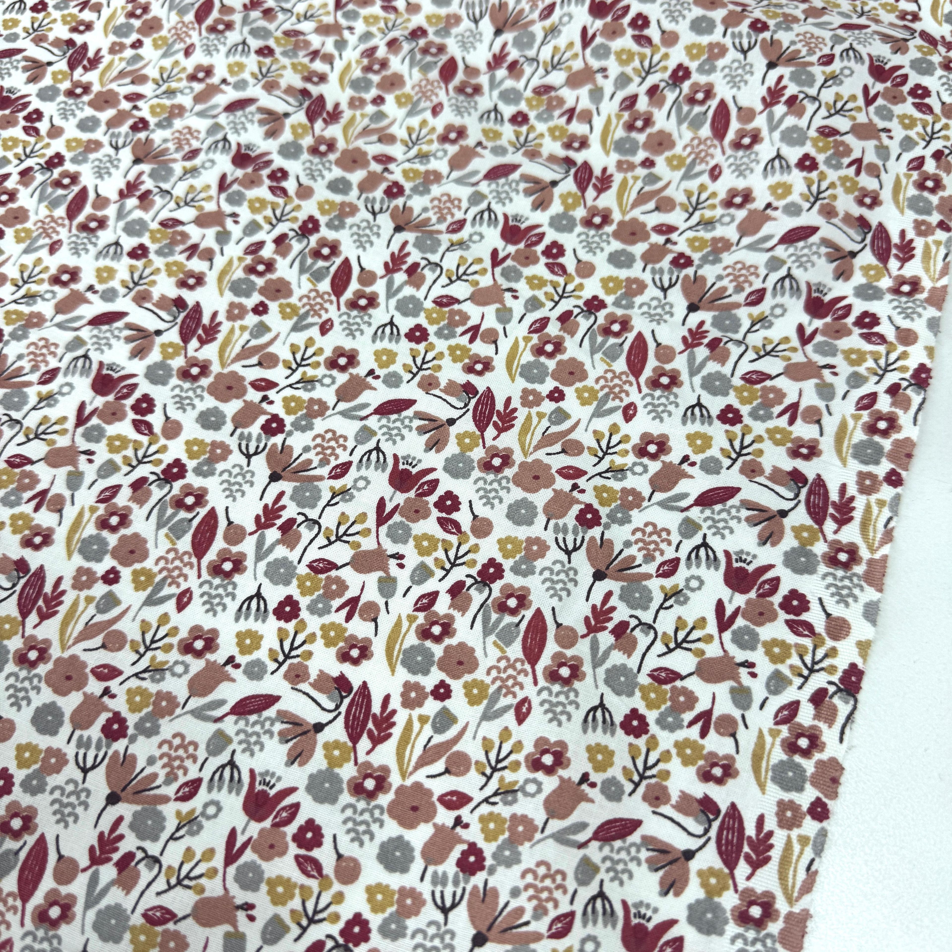 Bahar Çiçekleri Premium Poplin Kumaş