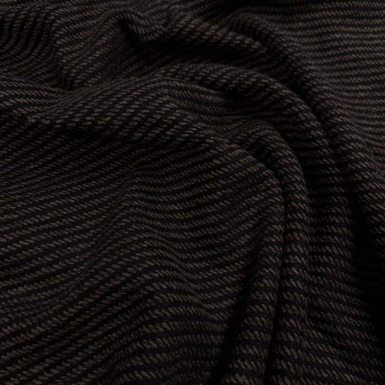 İngiliz Yünlü Kahve Dikişler Şanel Kumaş