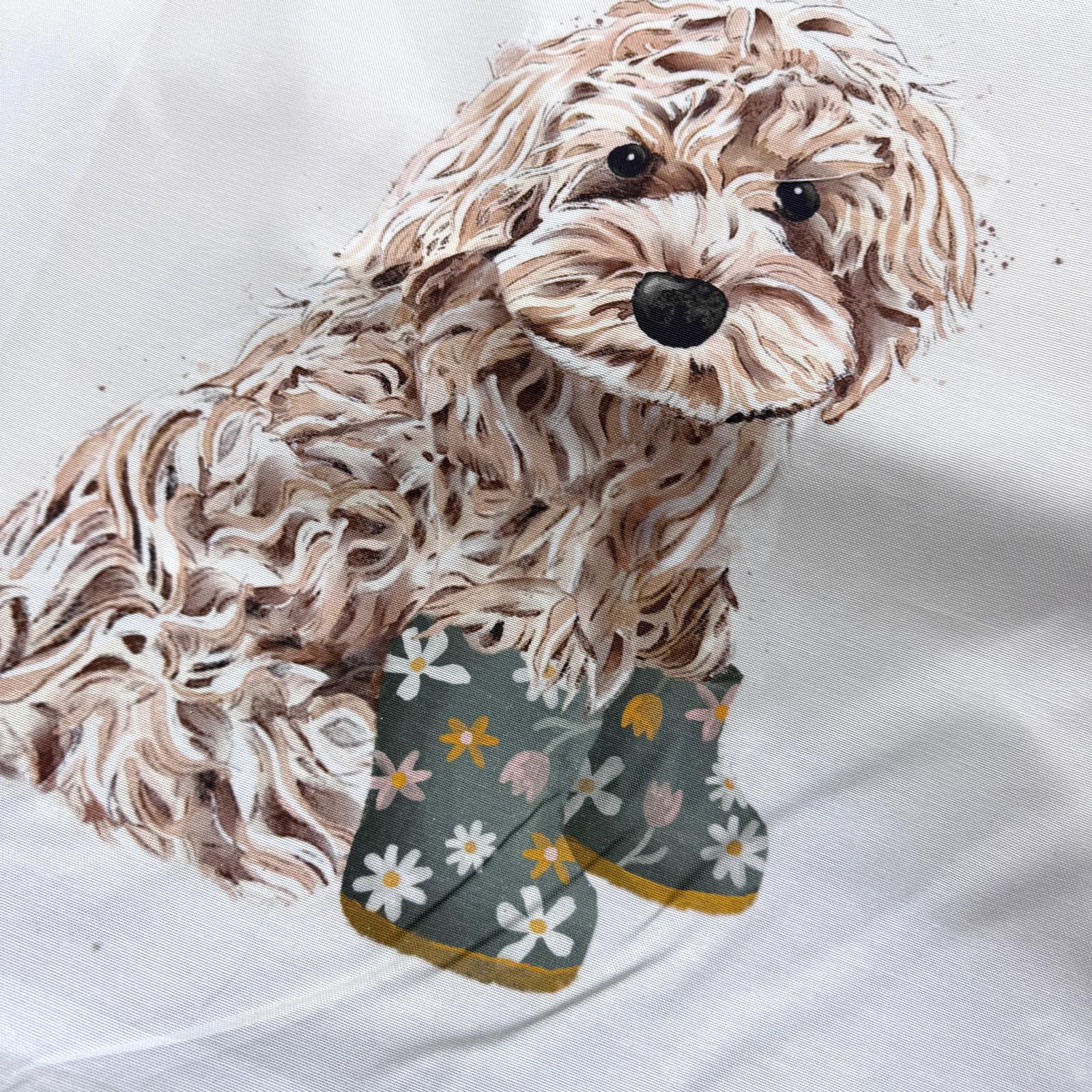 Köpekler 50*50 Cm Pano Kırlentlik Pano Duck Kumaş