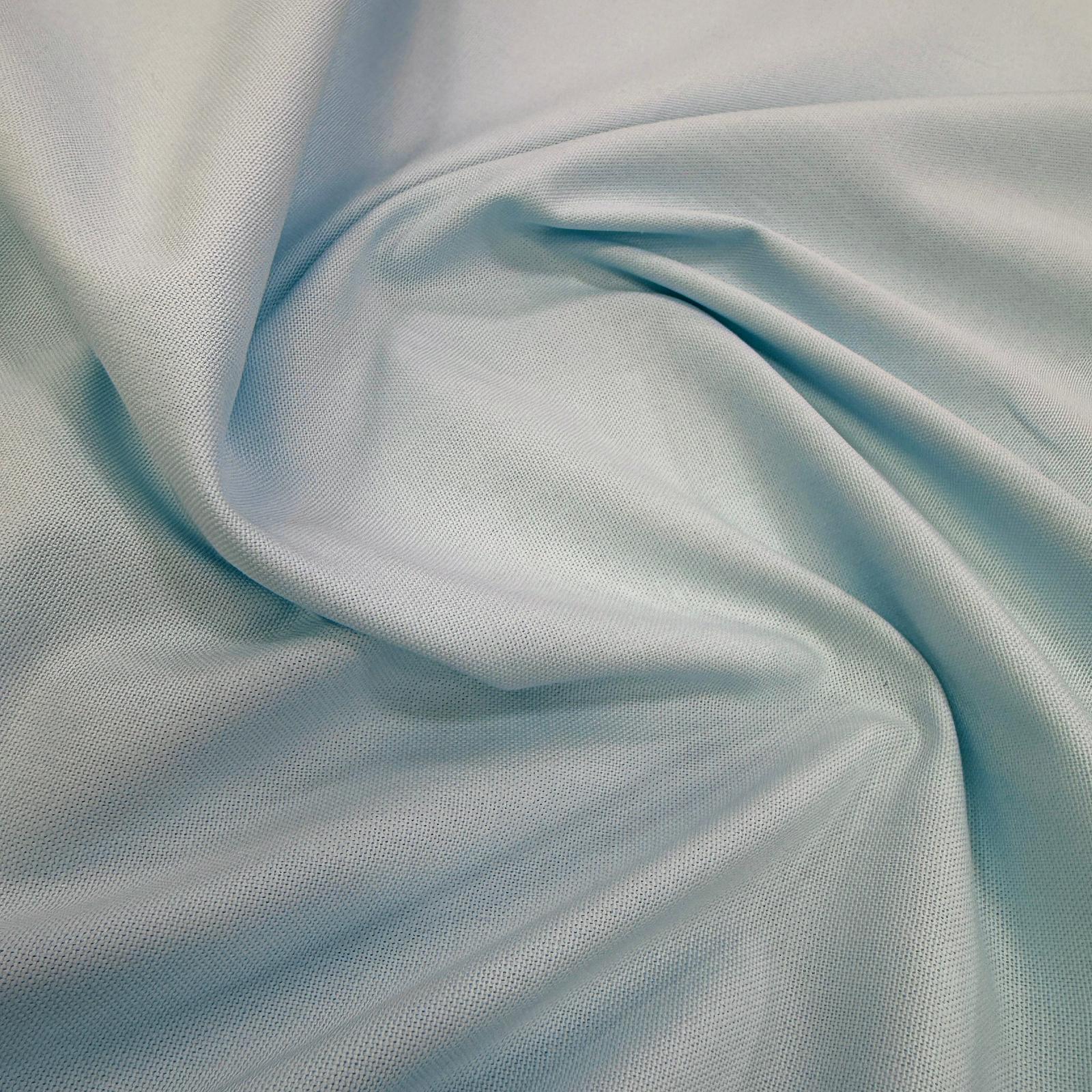 Hafif Defolu 1-a Buz Mavi Kanvas Kumaş