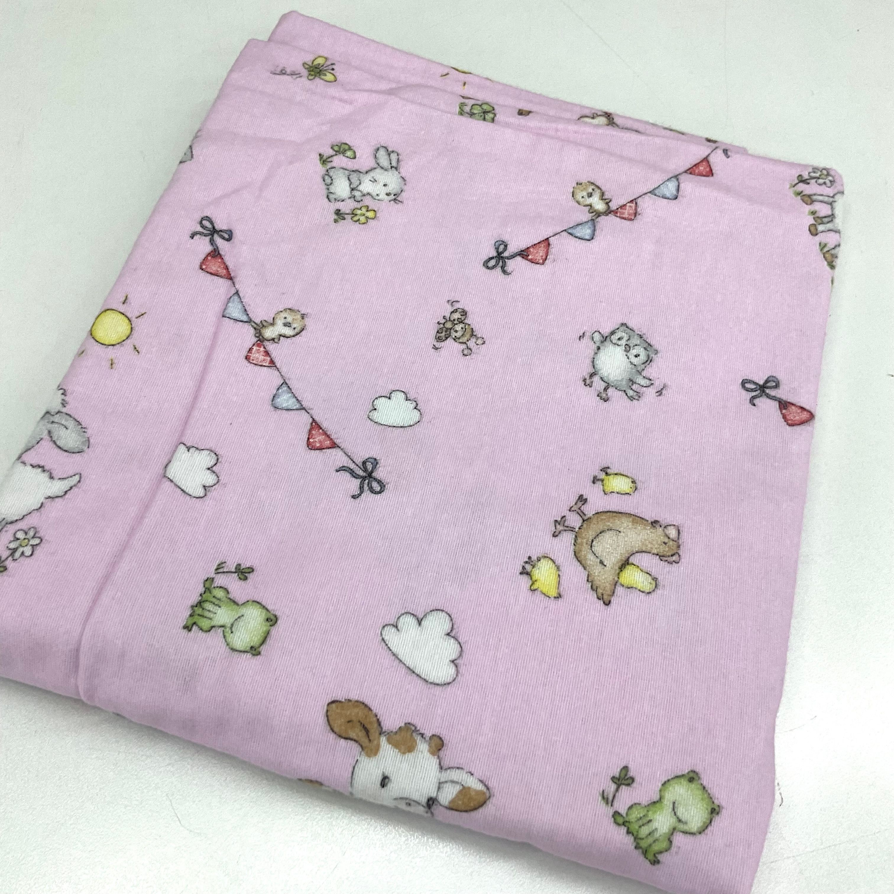 Pembe Çiftlik 100*240 Cm Parça Pazen Kumaş 