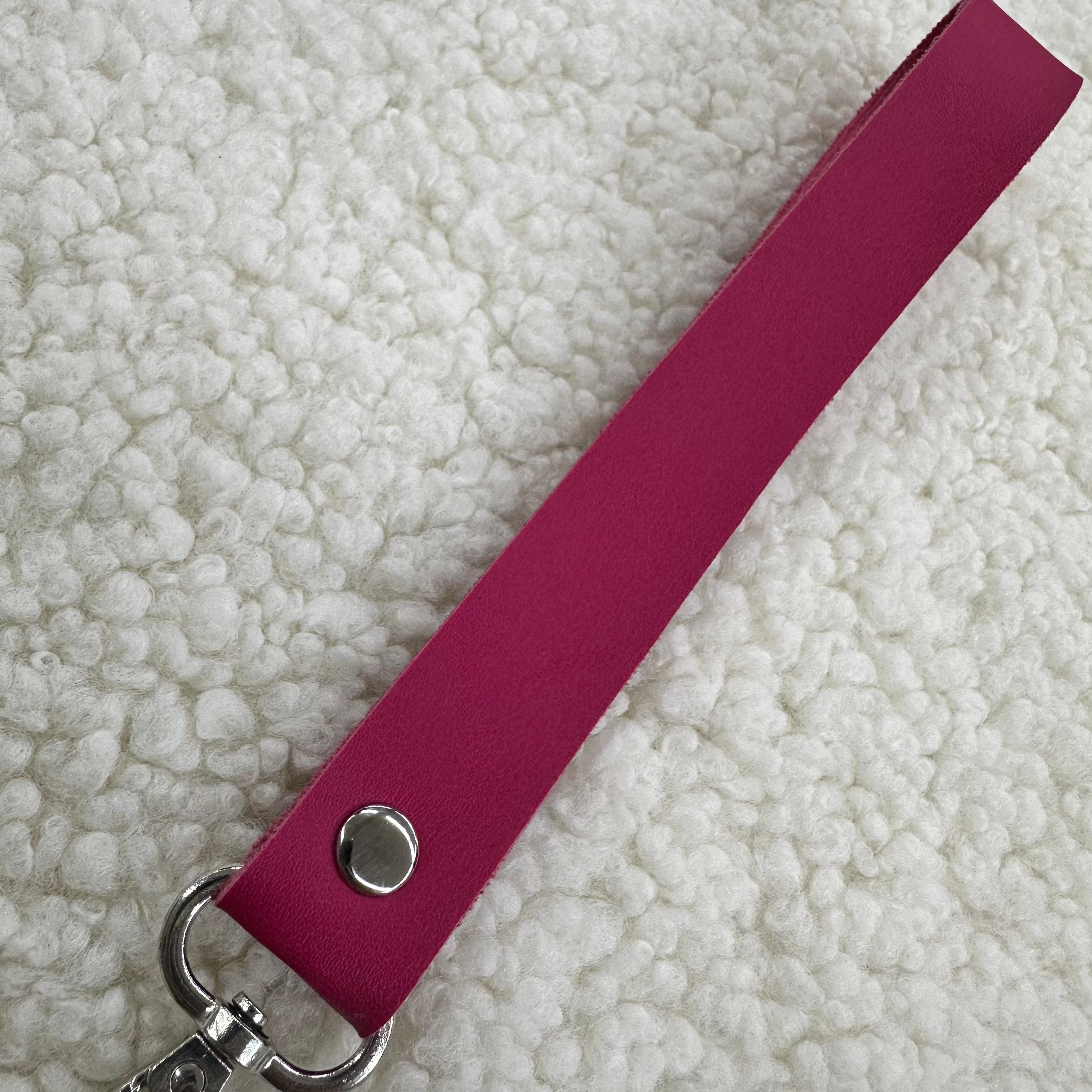 Fuşya Clutch Çanta Sapı