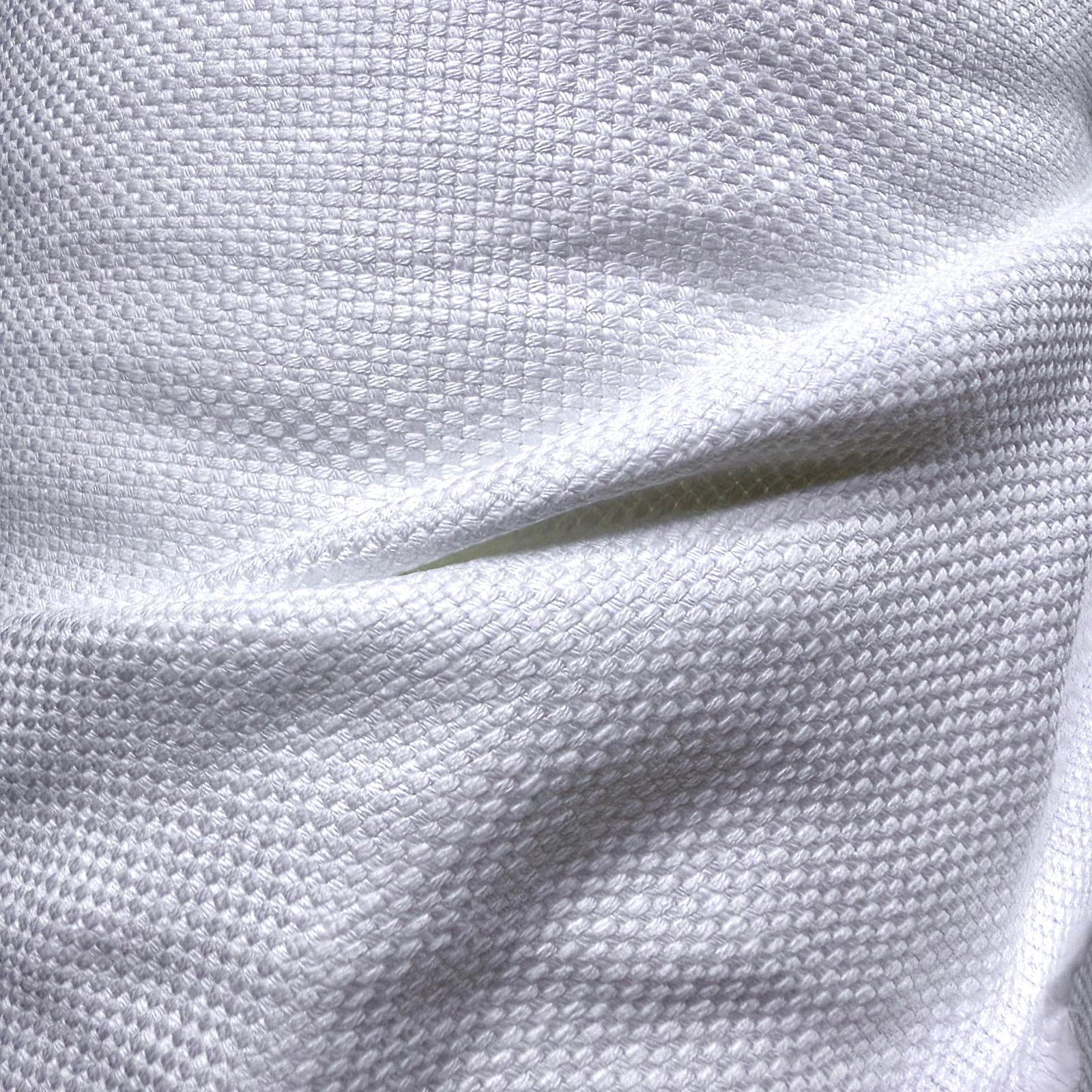 Kırık Beyaz Panama Örgü Döşemelik Kanvas Kumaş