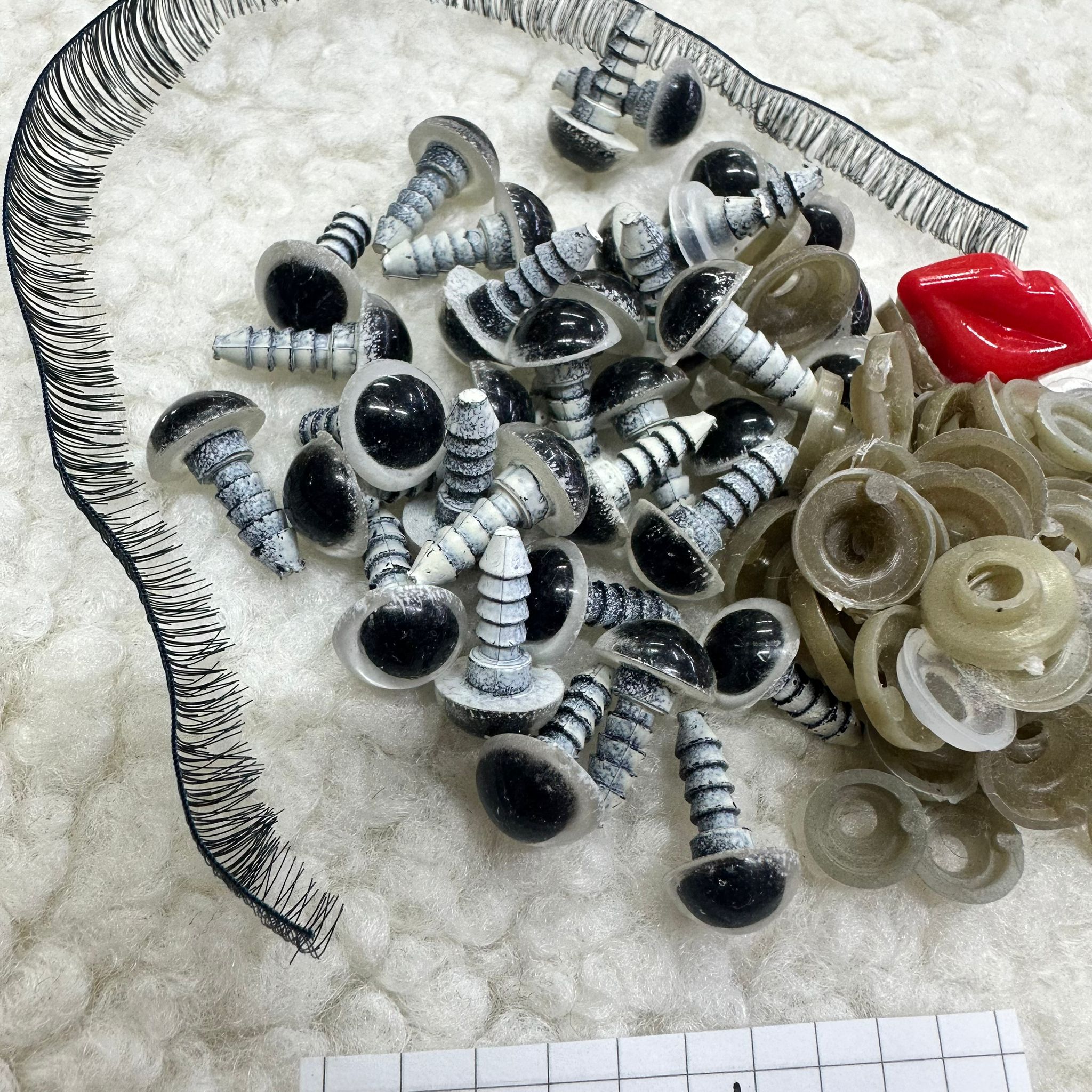 Siyah Beyaz Amigurumi Göz Set