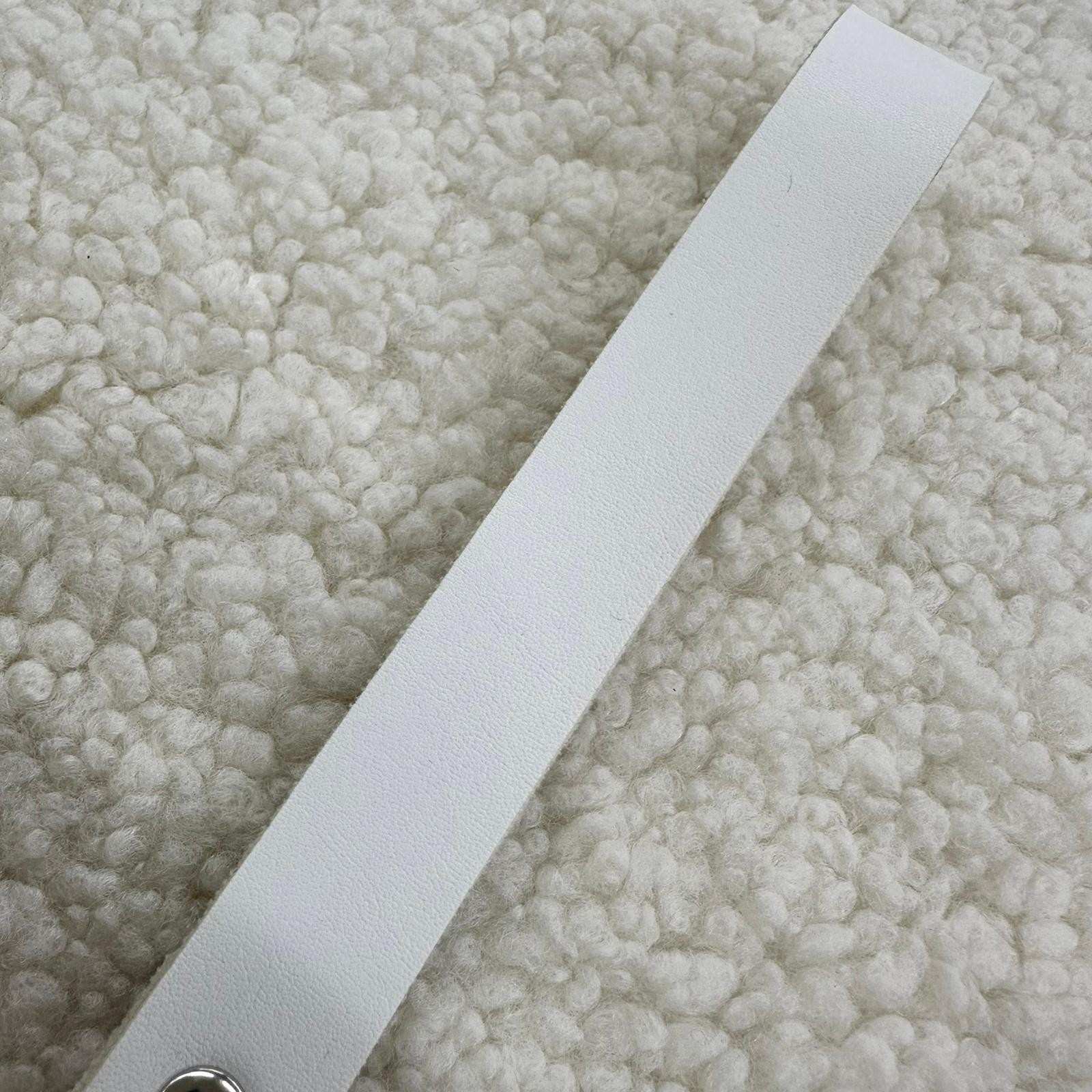Beyaz Clutch Çanta Sapı