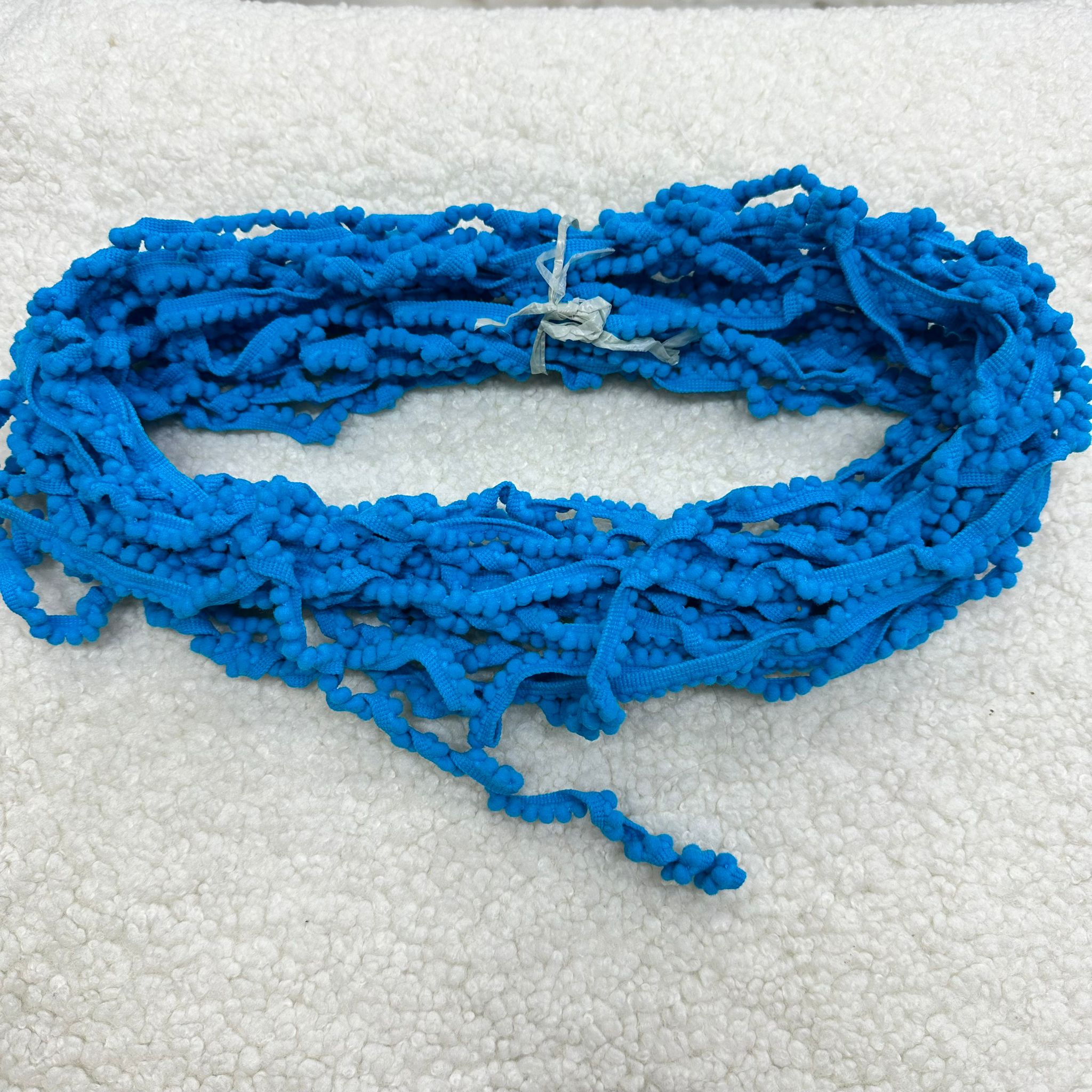 Turkuaz Muz Şerit Ponpon Top