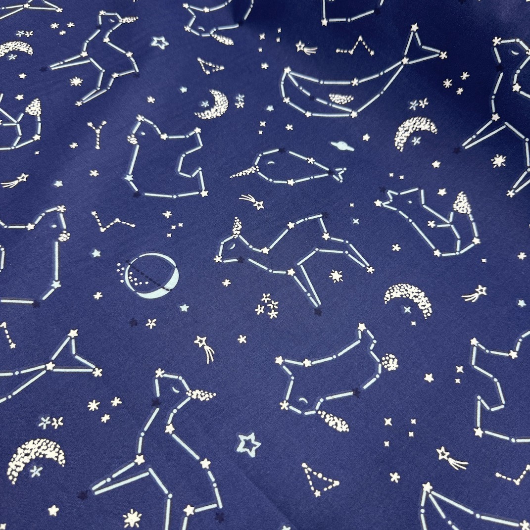 Takım Yıldızlar Premium Poplin Kumaş