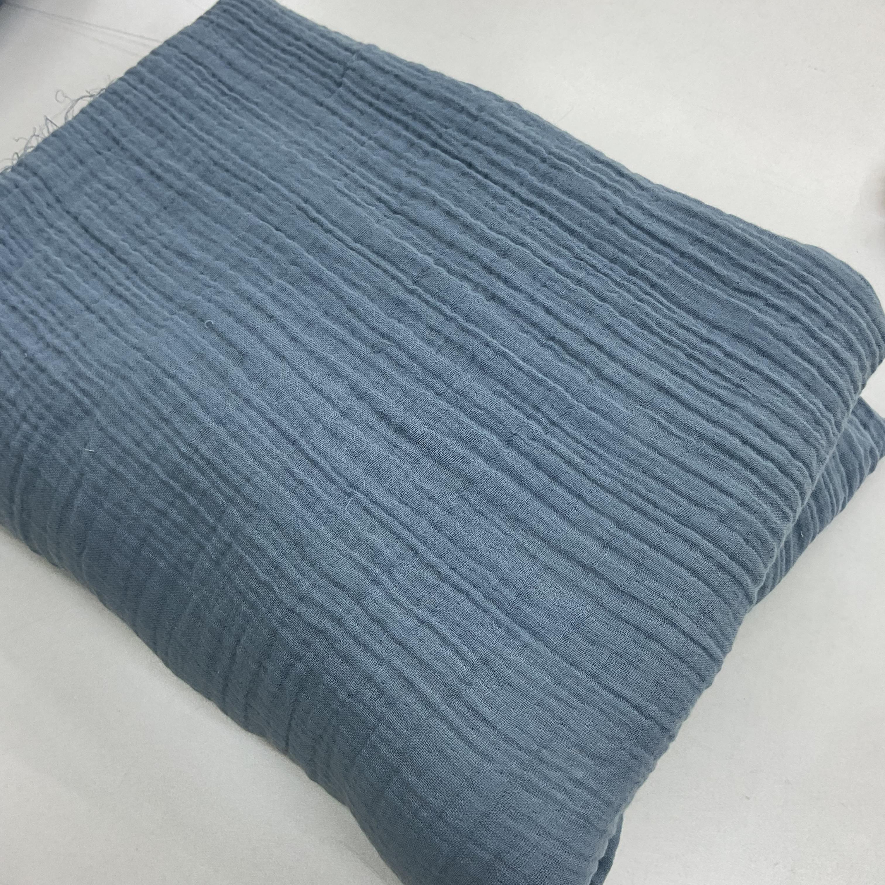 İndigo Mavi 50*240 cm Parça Multi Müslin Kumaş