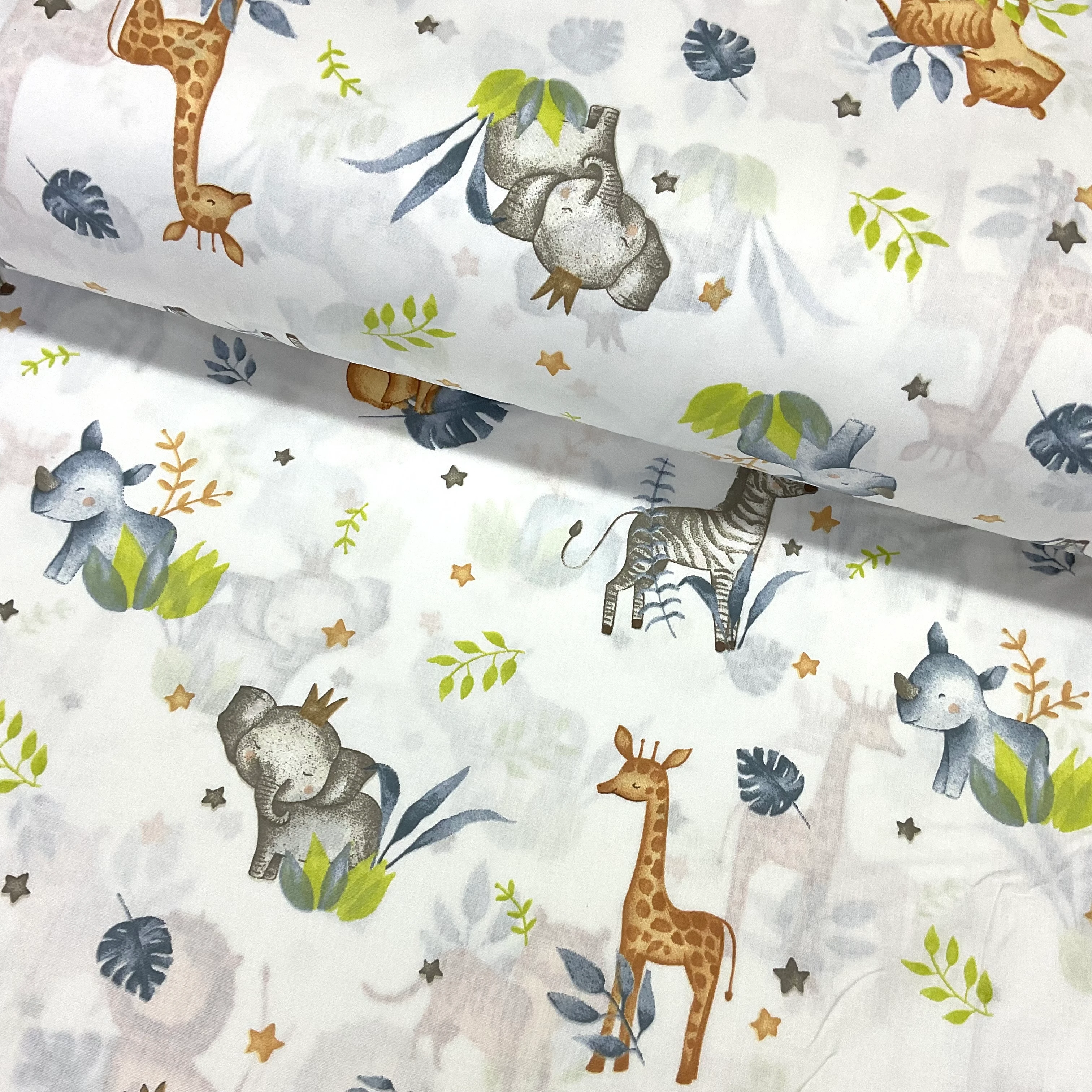 Orman Partisi Poplin Kumaş