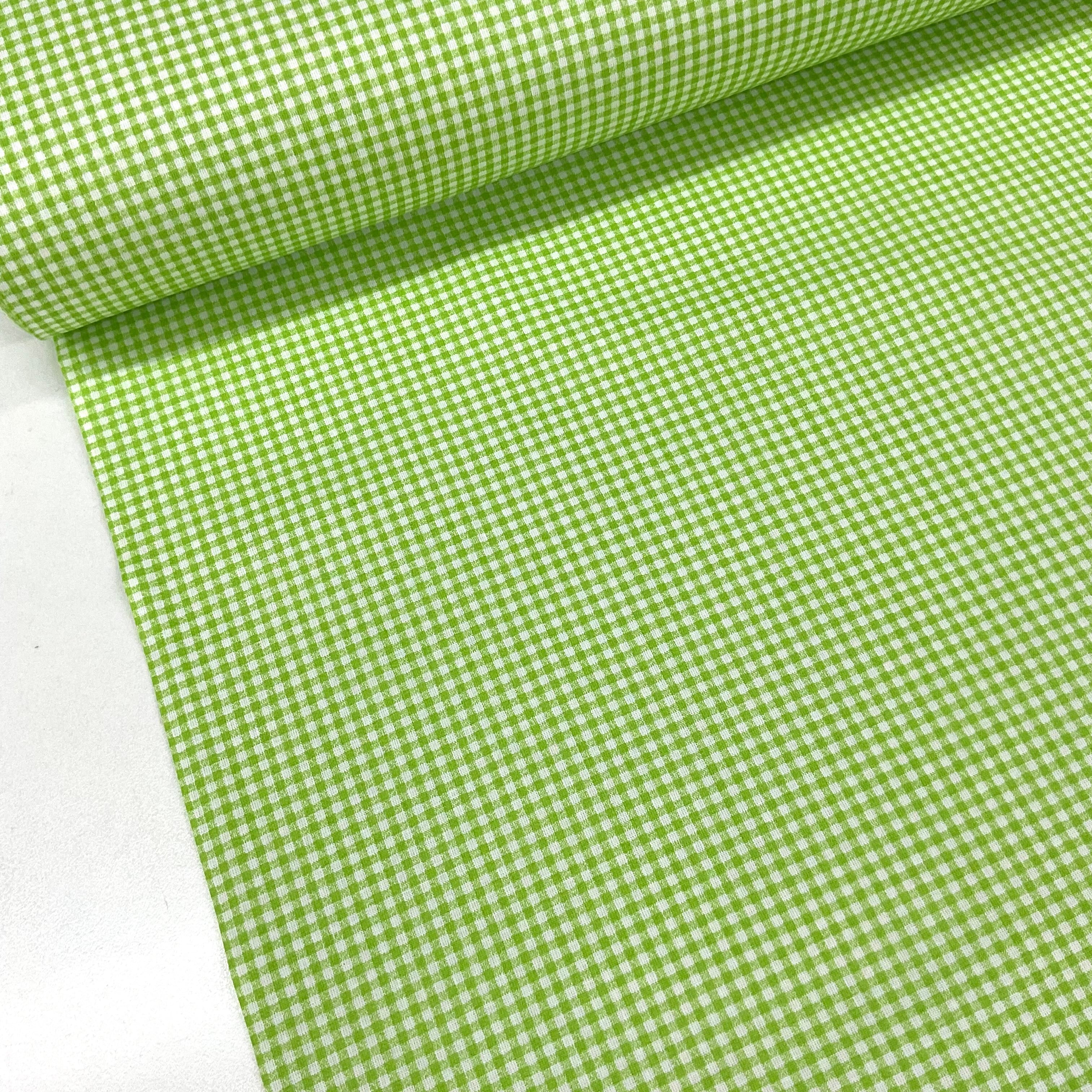 Yeşil Pitikare Poplin Kumaş