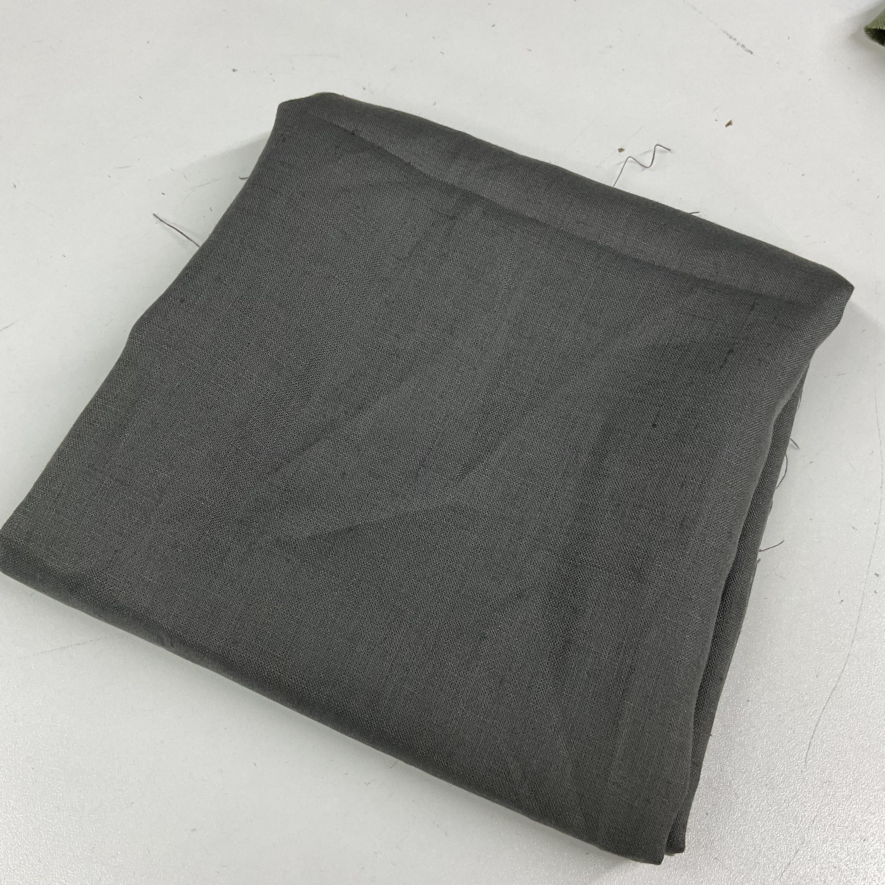 Antrasit Ham Keten 70*150 cm Keten Parça Kumaş