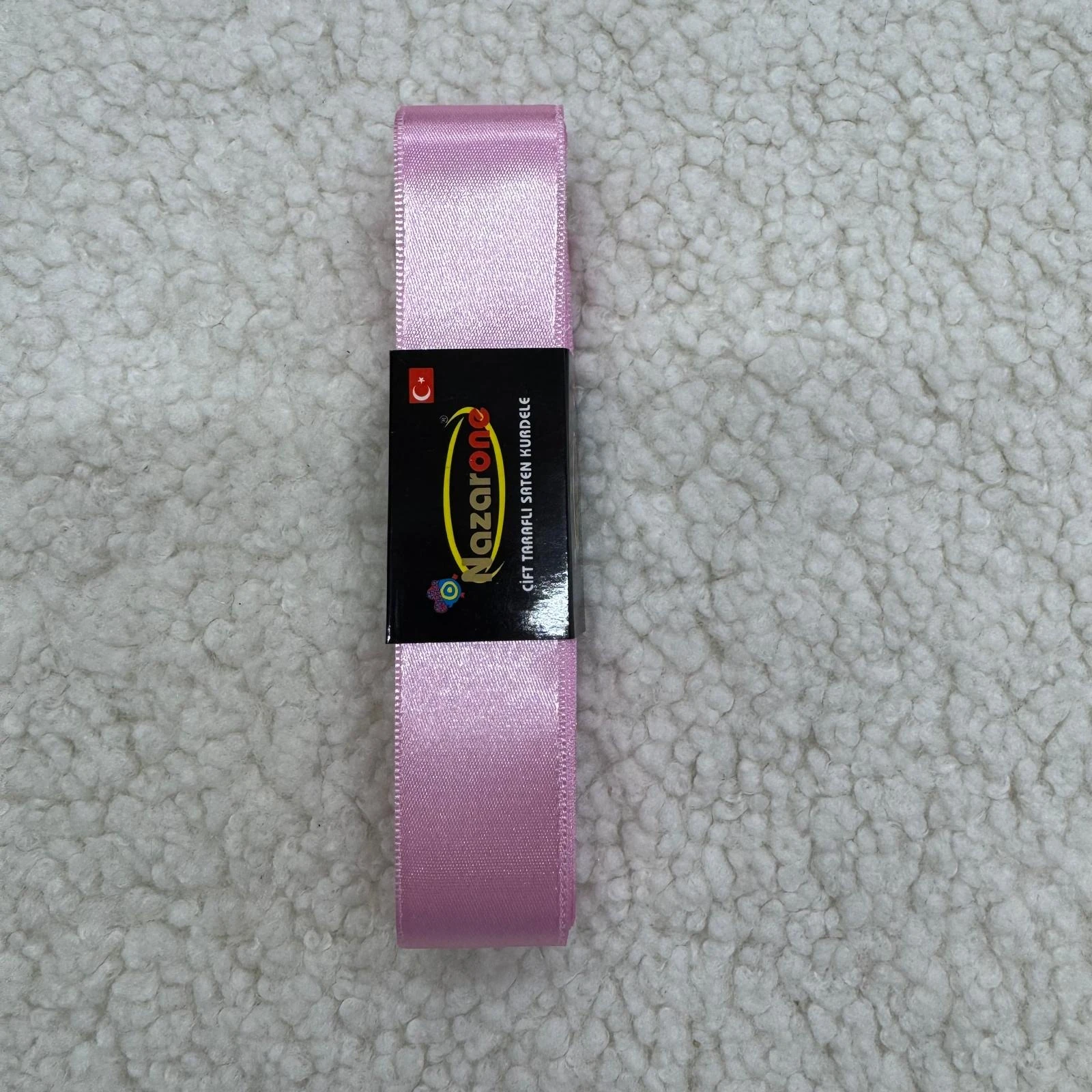 Üç Cm Bebe Pembe Saten Kurdele