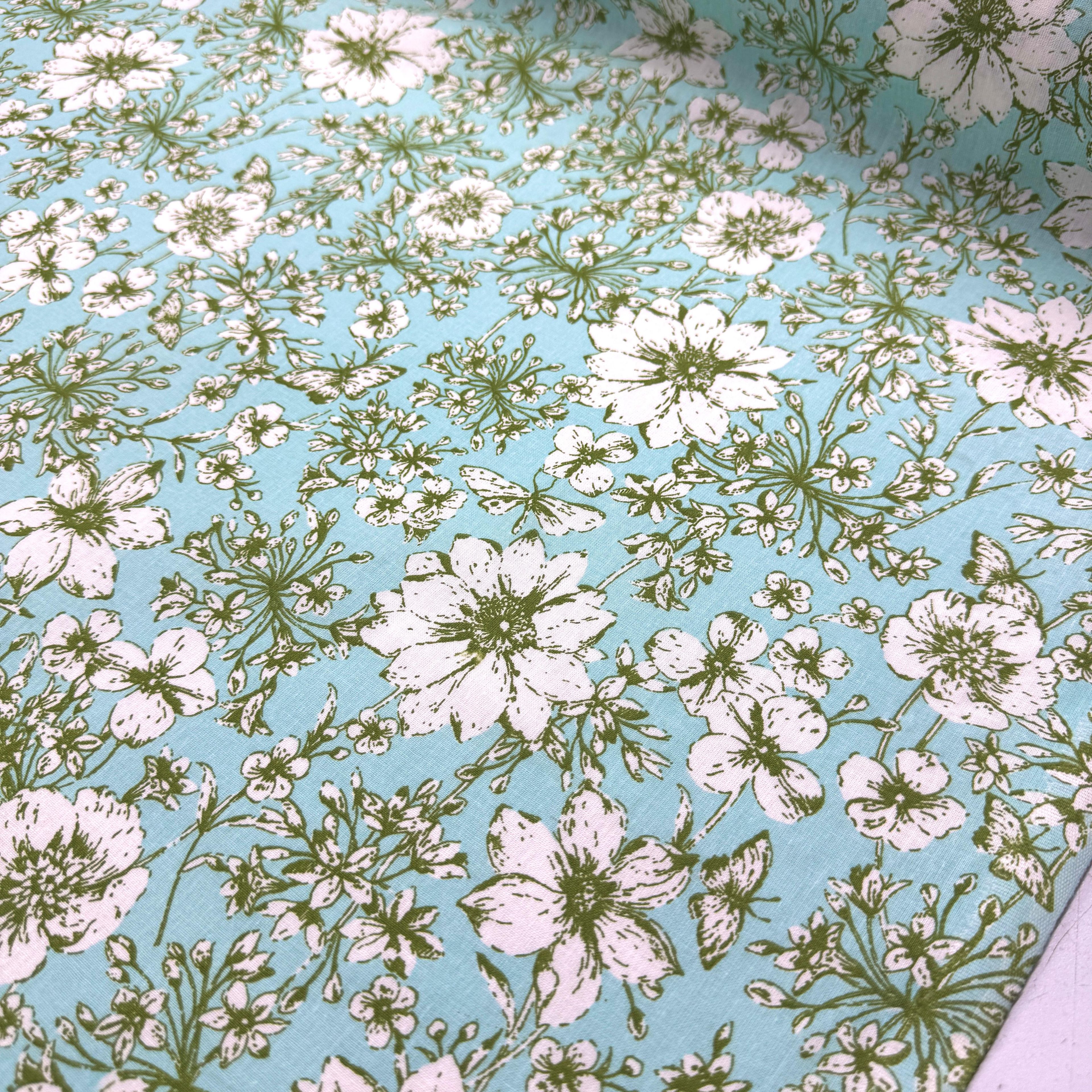 Mint Manolya Premium Poplin Kumaş