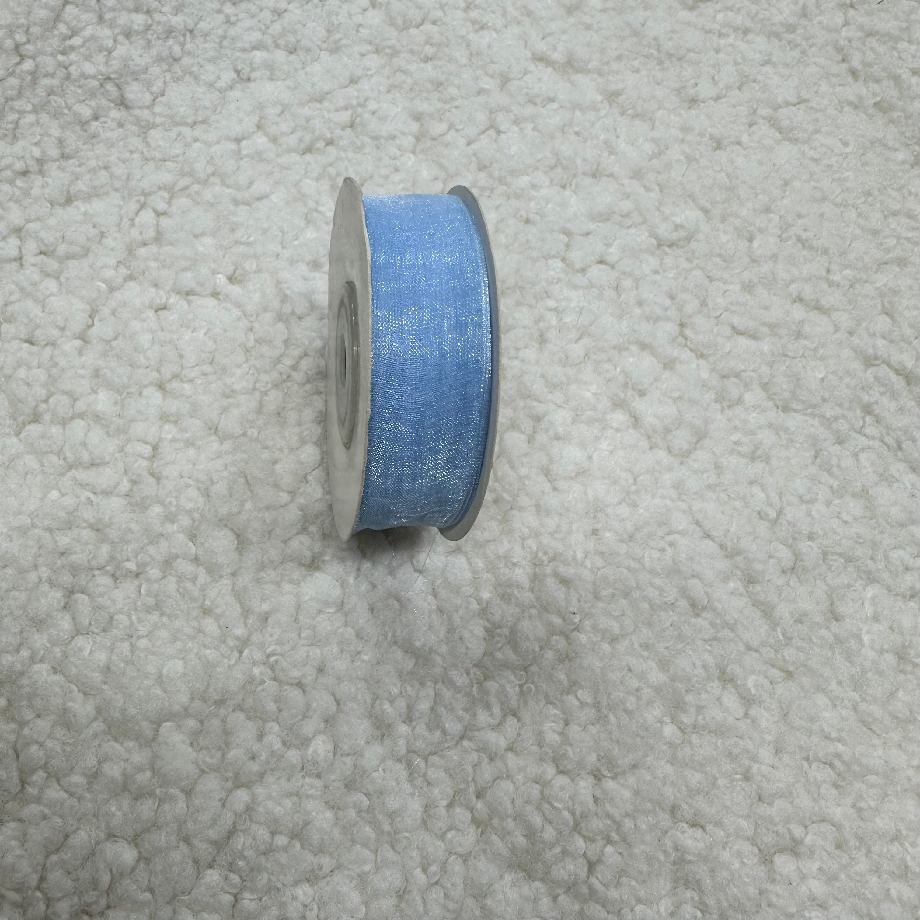 Mavi Rengi Organze Kurdele 2 Cm